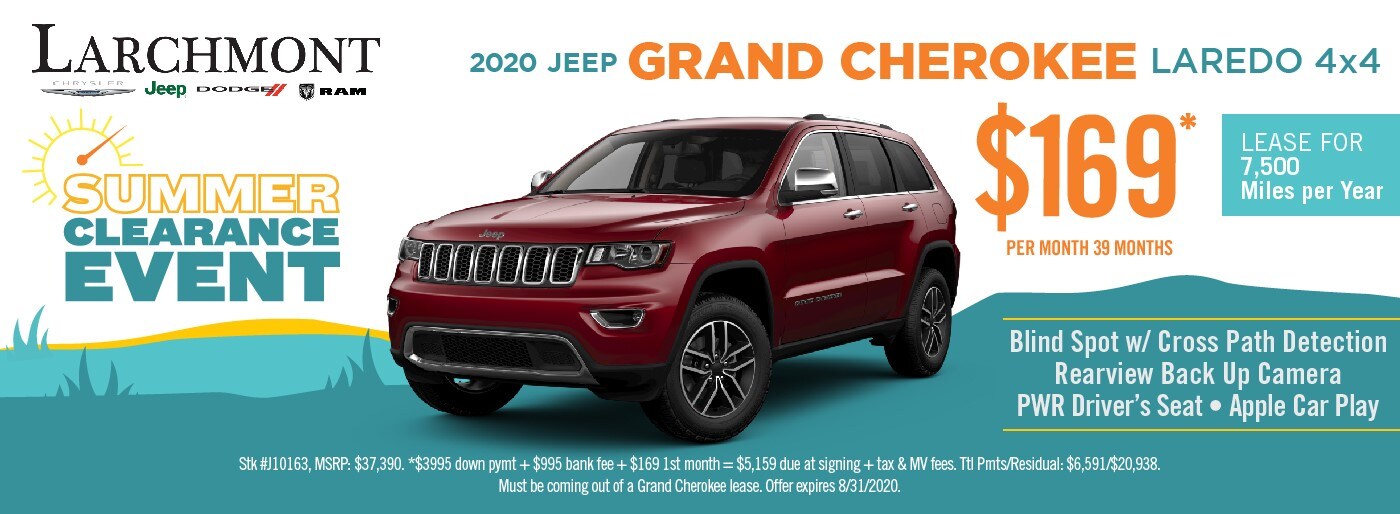 New Jeep Grand Cherokee for Sale Larchmont Chrysler Jeep