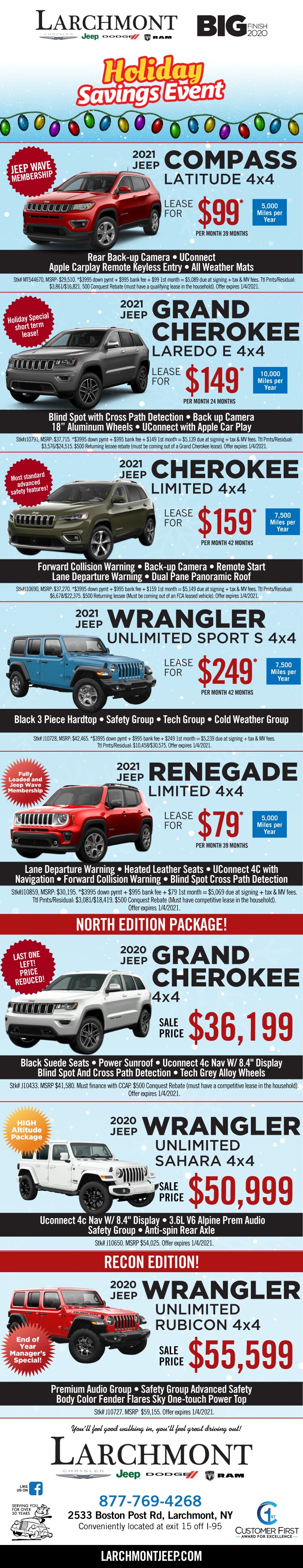 Great Deals on New Vehicles at Larchmont CJDR in Larchmont, NY