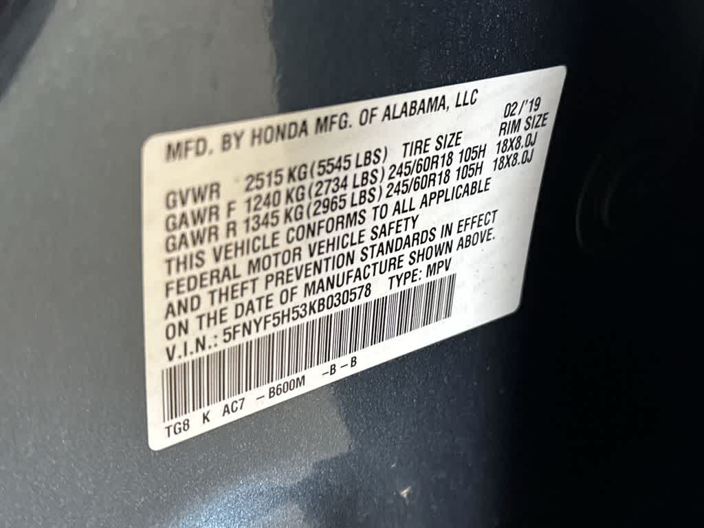 Thumbnail: 2019 Honda Pilot - 28