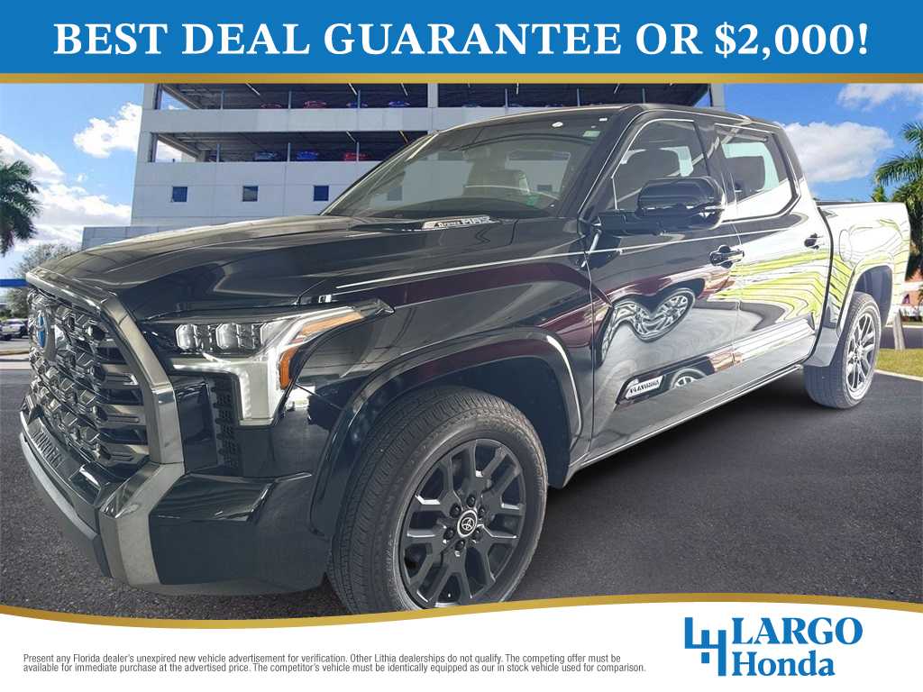 2024 Toyota Tundra Platinum Hero Image