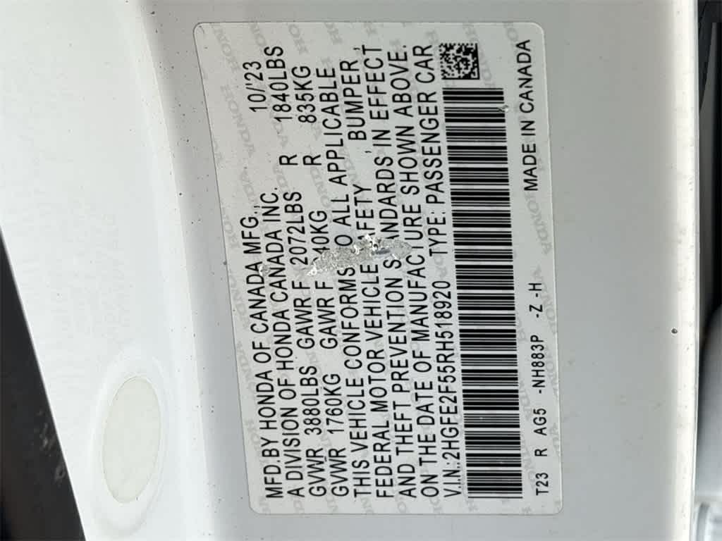 Thumbnail: 2024 Honda Civic - 28