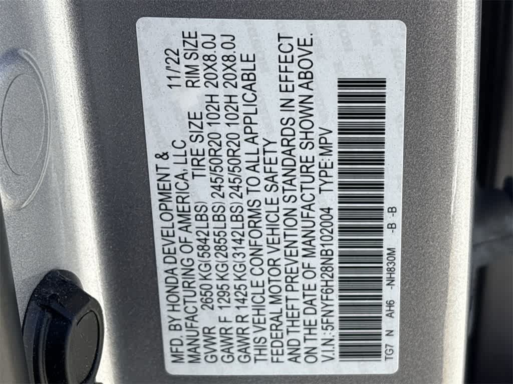Thumbnail: 2022 Honda Pilot - 28