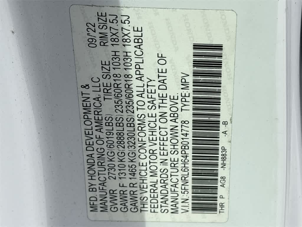 Thumbnail: 2023 Honda Odyssey - 28