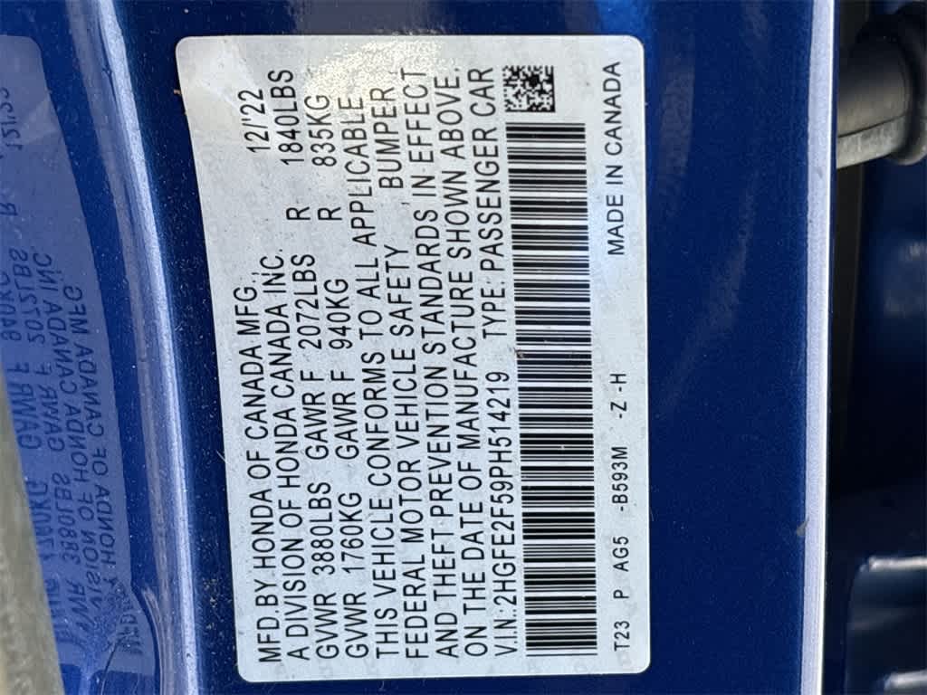 Thumbnail: 2023 Honda Civic - 28