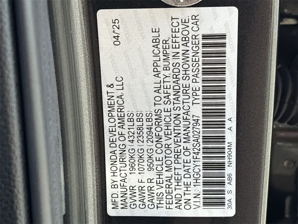 Thumbnail: 2025 Honda Accord - 28