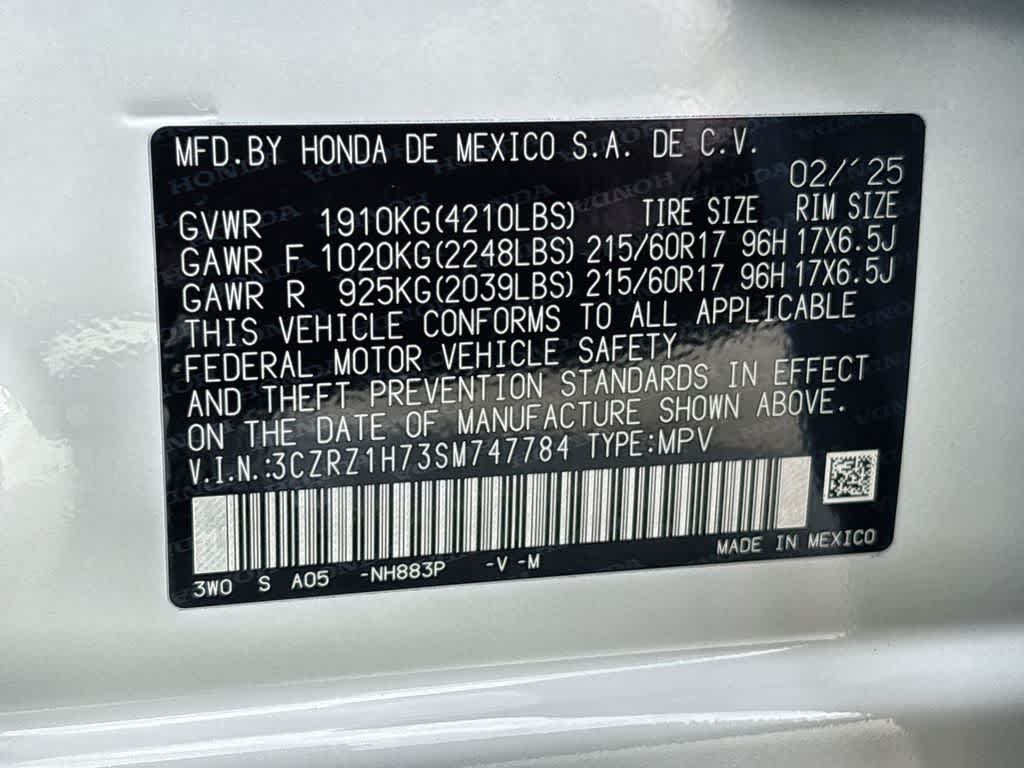 Thumbnail: 2025 Honda HR-V - 28