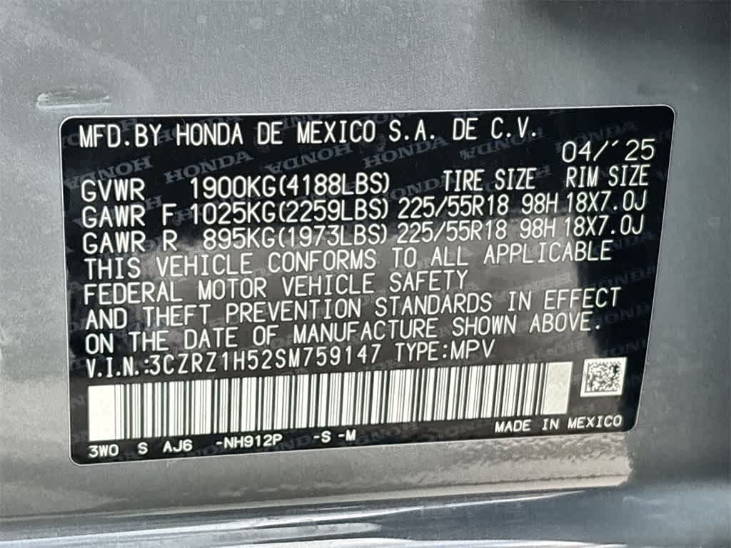 Thumbnail: 2025 Honda HR-V - 28