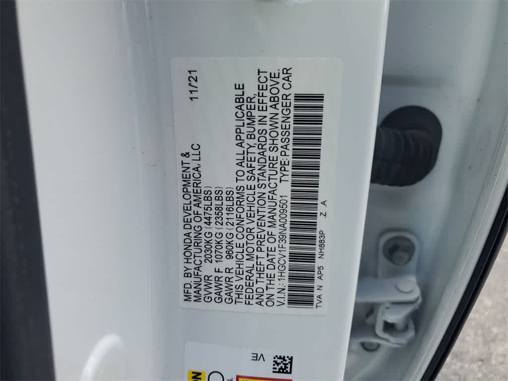 2022 Honda Accord Sport 21