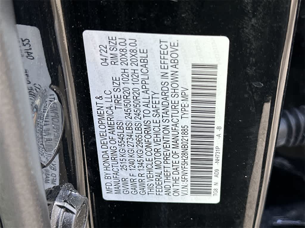 Thumbnail: 2022 Honda Pilot - 28