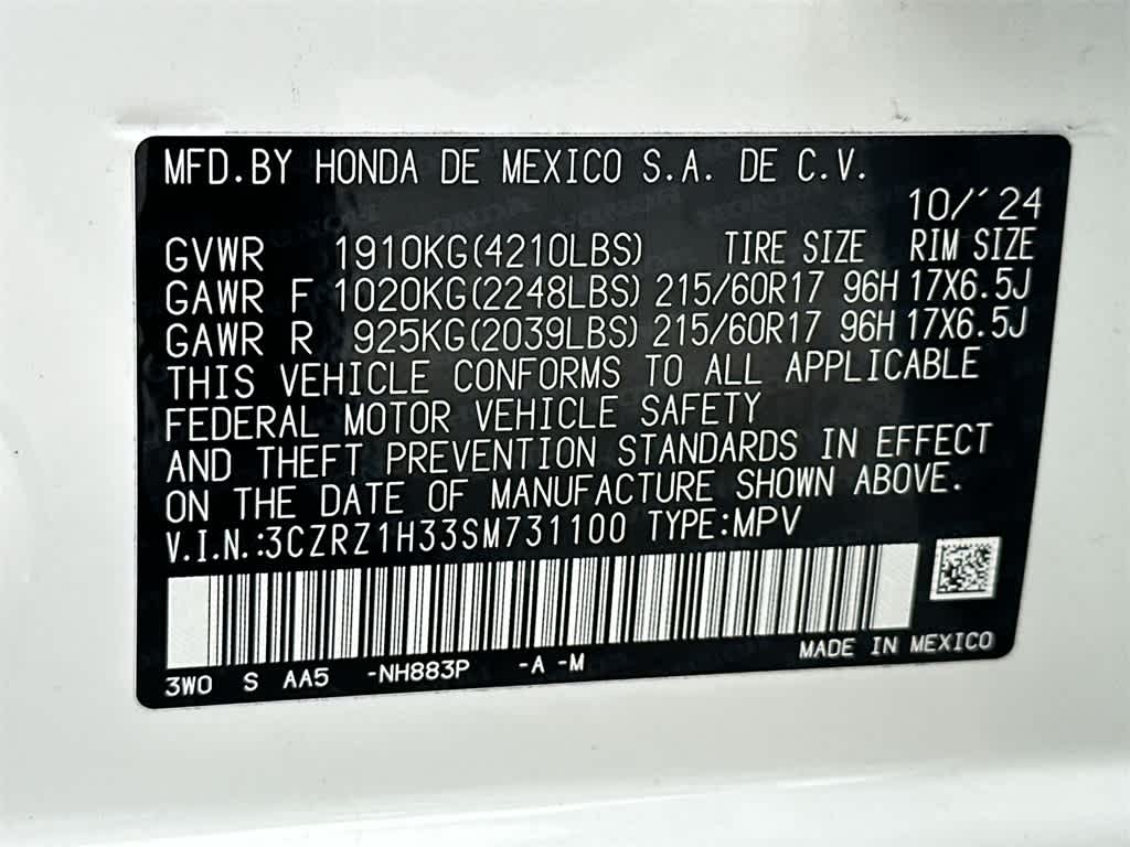 Thumbnail: 2025 Honda HR-V - 28