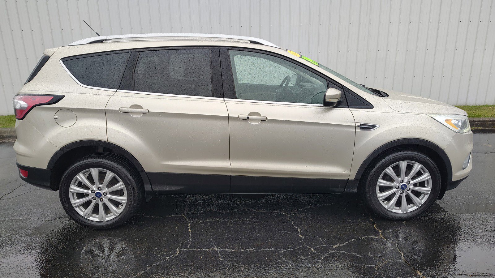 Used 2017 Ford Escape Titanium with VIN 1FMCU0JDXHUC23889 for sale in Connersville, IN