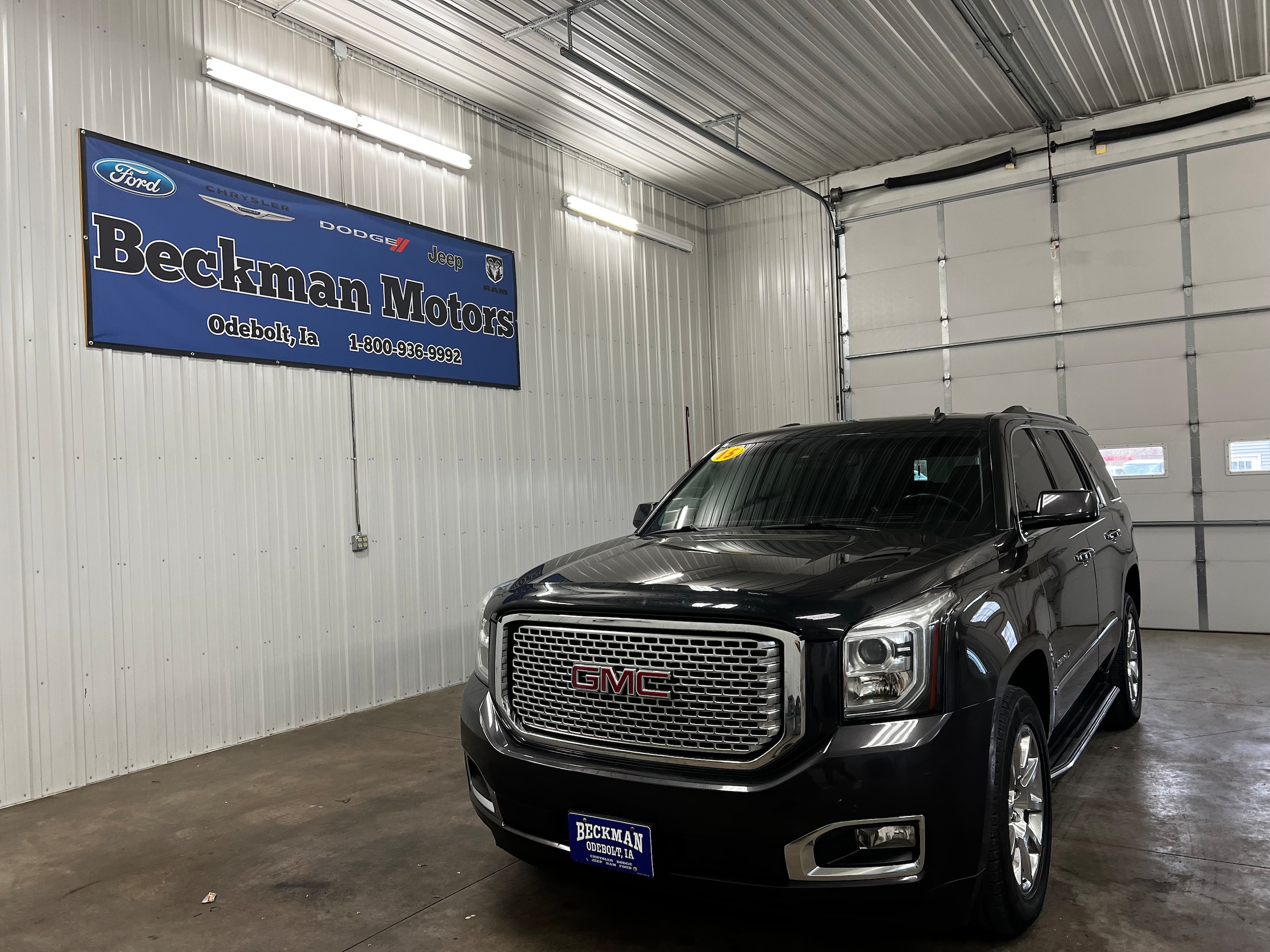 Used 2015 GMC Yukon Denali with VIN 1GKS2CKJ2FR131241 for sale in Odebolt, IA