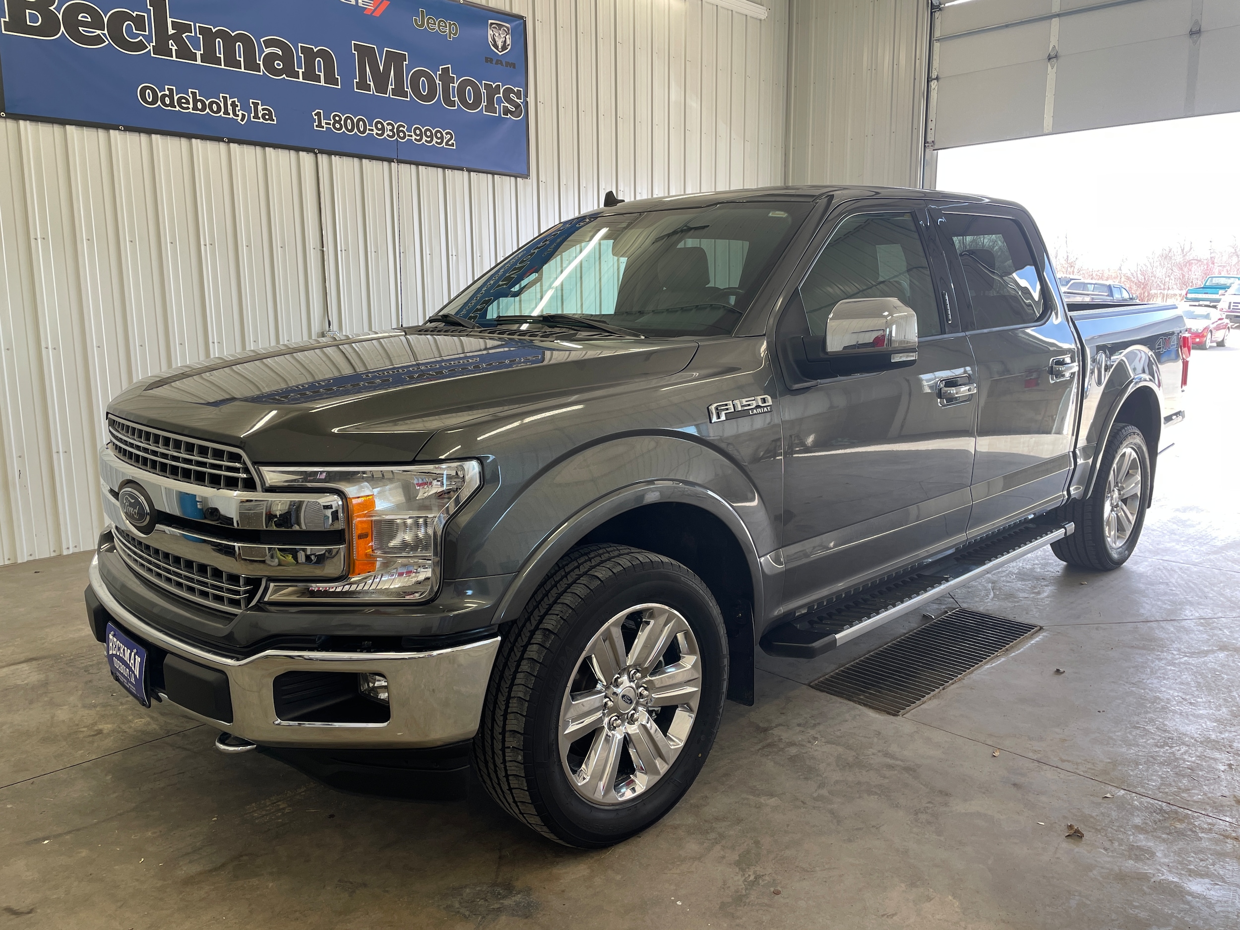 Used 2019 Ford F-150 Lariat with VIN 1FTEW1EP4KKE80454 for sale in Odebolt, IA