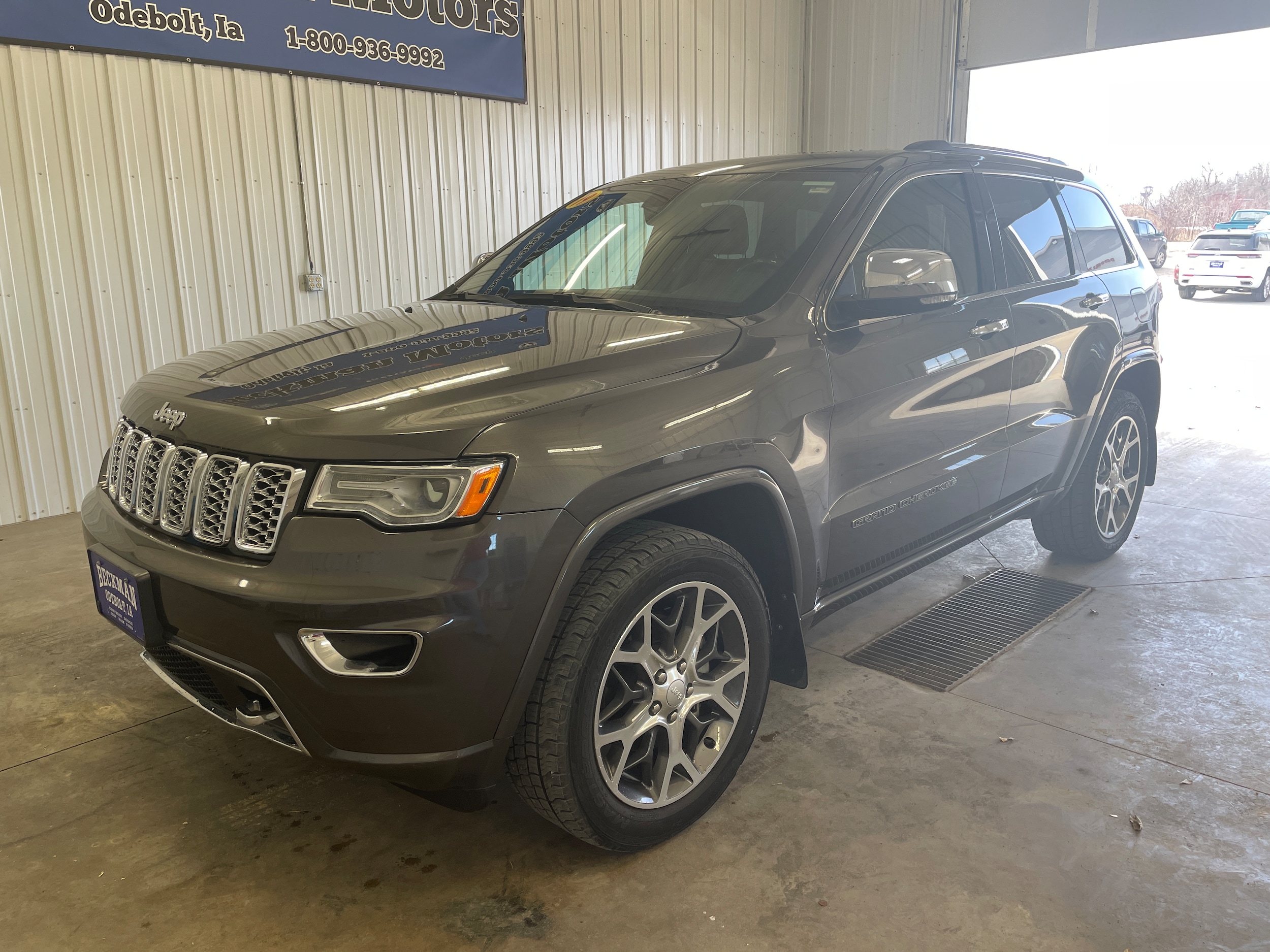 Used 2019 Jeep Grand Cherokee Overland with VIN 1C4RJFCG7KC592255 for sale in Odebolt, IA