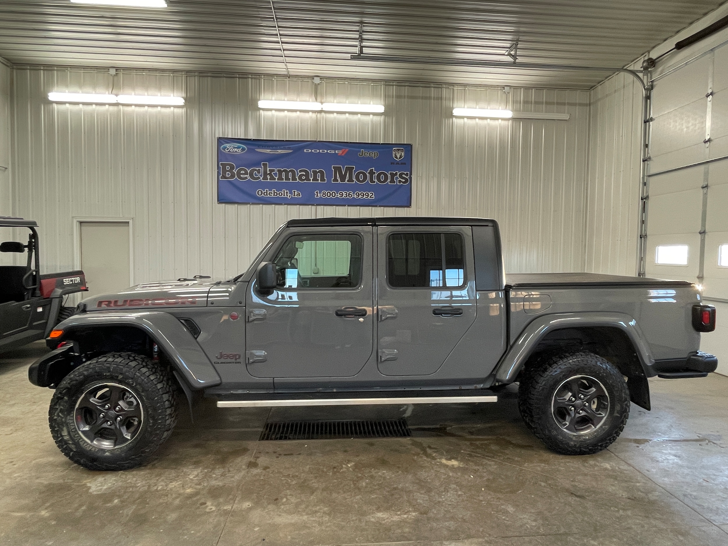 Used 2021 Jeep Gladiator Rubicon with VIN 1C6JJTBG7ML608428 for sale in Odebolt, IA