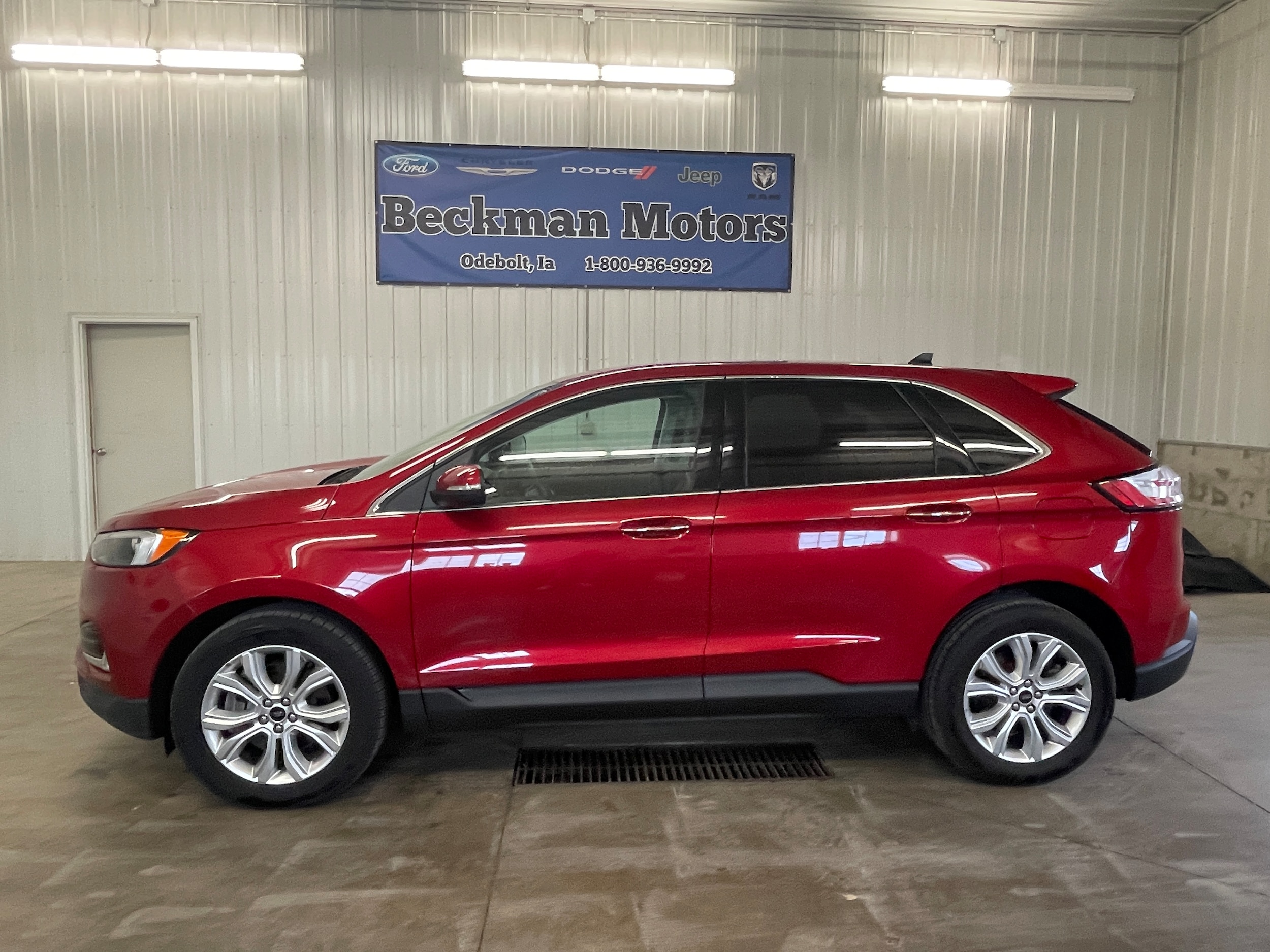 Used 2024 Ford Edge Titanium with VIN 2FMPK4K96RBA01527 for sale in Odebolt, IA