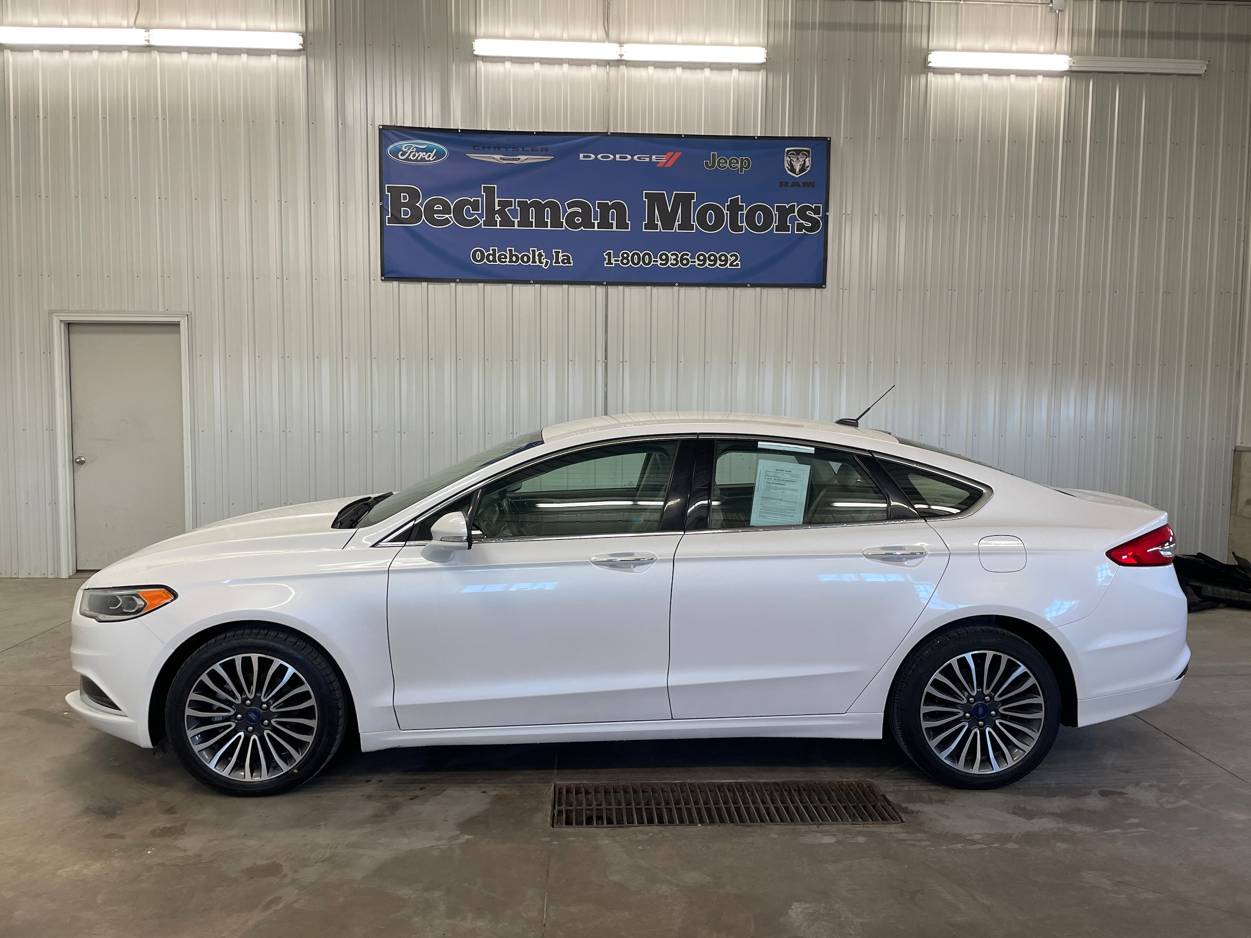 Used 2018 Ford Fusion SE with VIN 3FA6P0HD8JR143038 for sale in Odebolt, IA