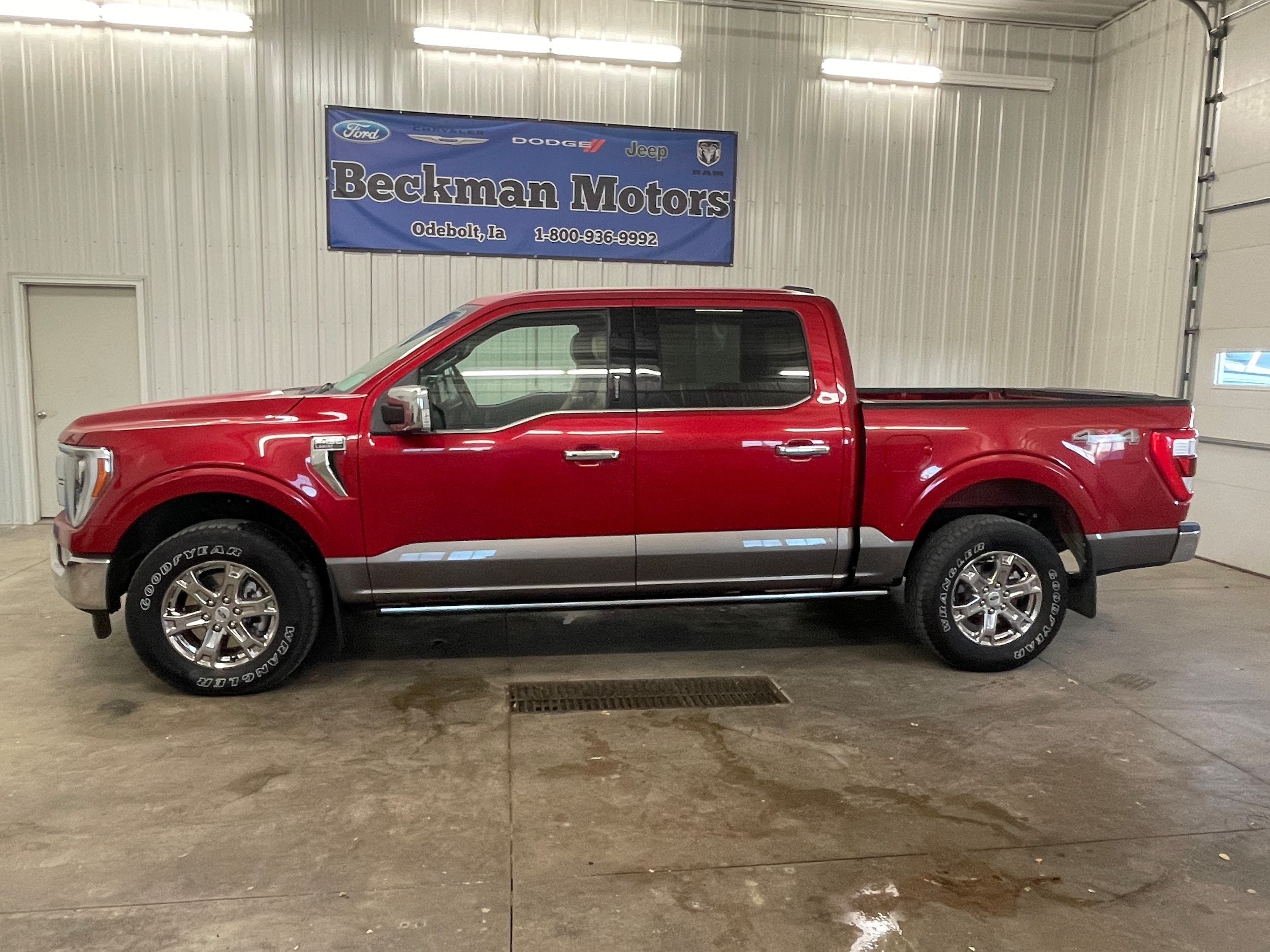 Used 2021 Ford F-150 Lariat with VIN 1FTEW1EPXMFA33459 for sale in Odebolt, IA