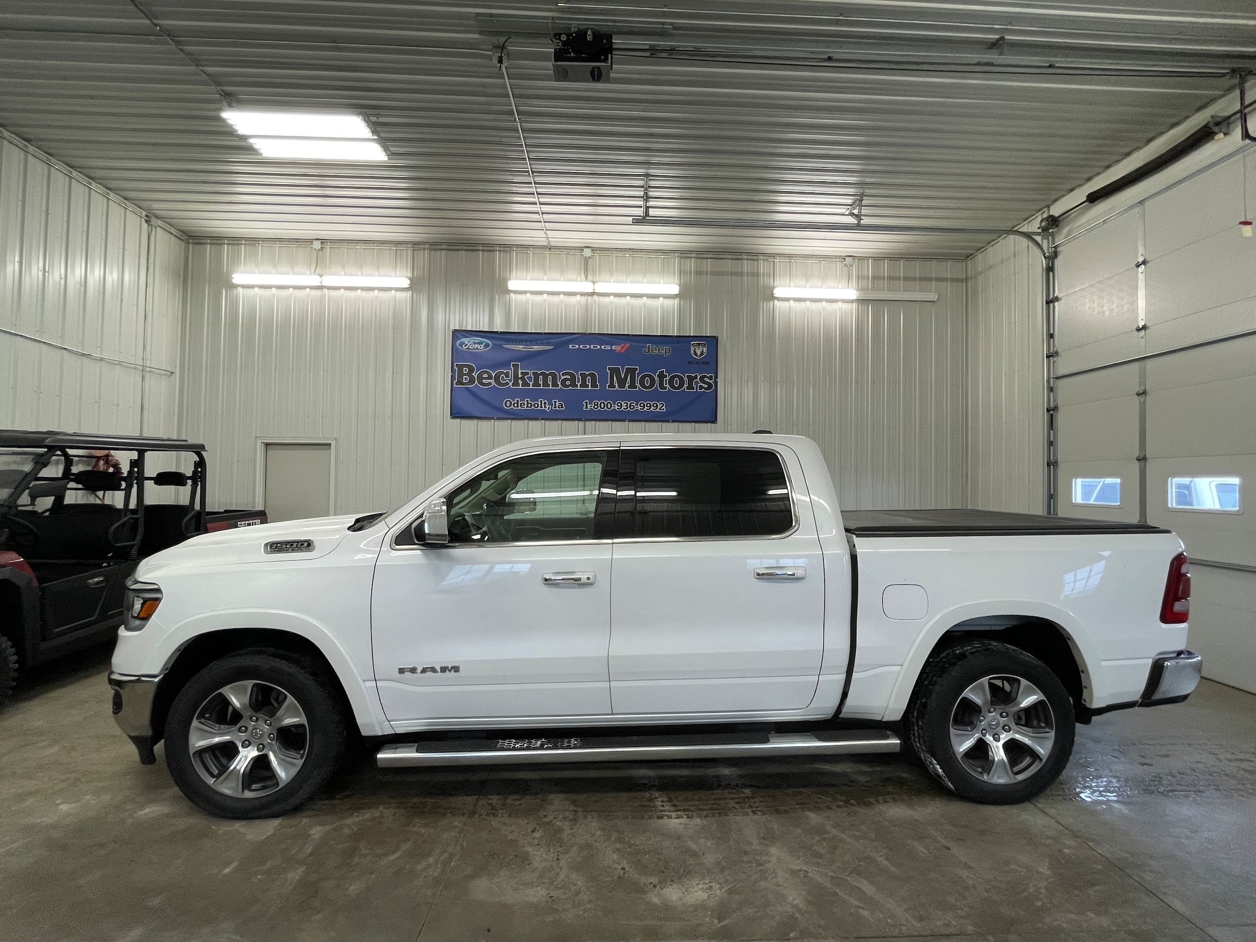Used 2019 RAM Ram 1500 Pickup Laramie with VIN 1C6SRFJT0KN786731 for sale in Odebolt, IA
