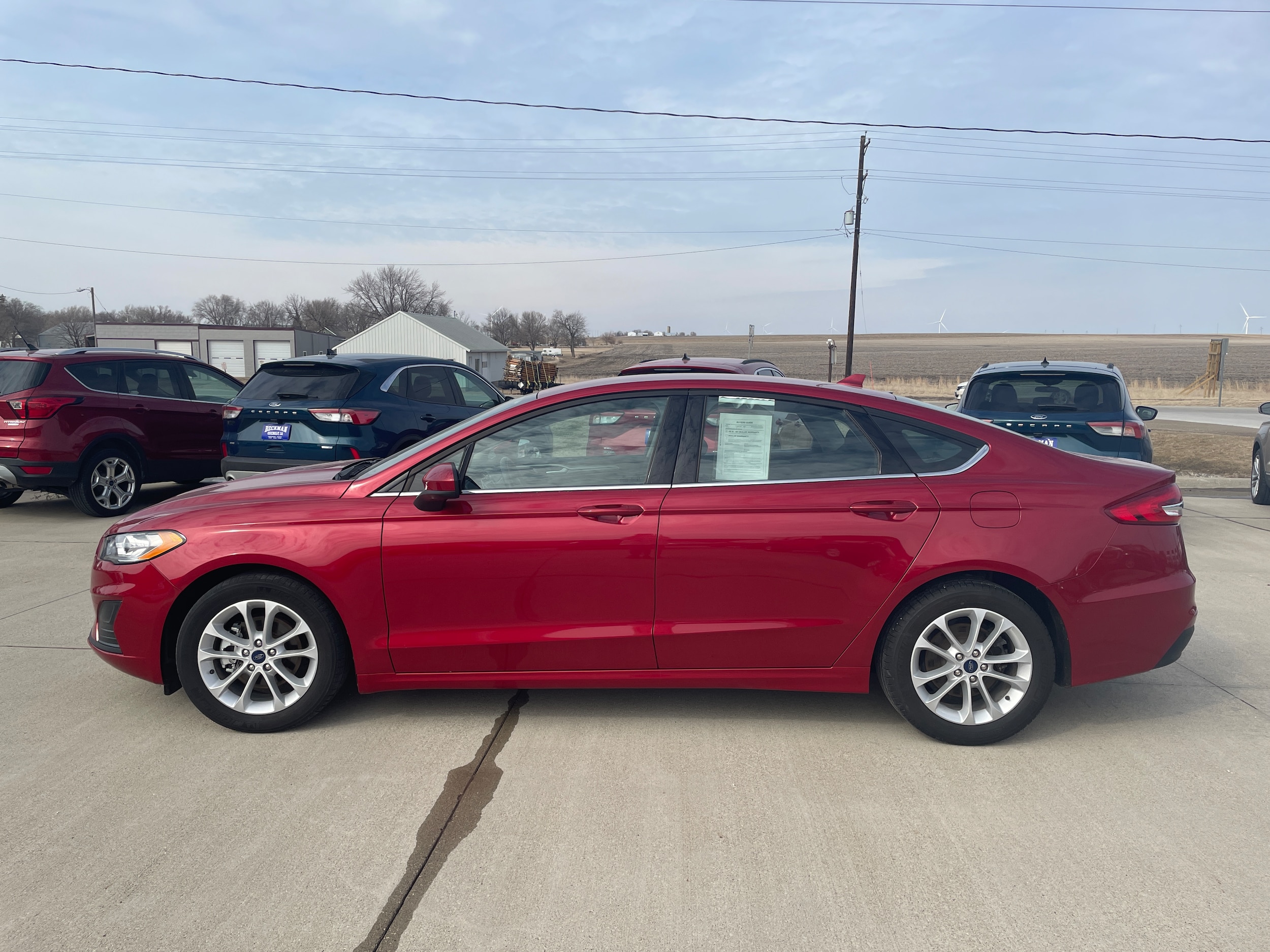 Used 2020 Ford Fusion SE with VIN 3FA6P0HD4LR259792 for sale in Odebolt, IA