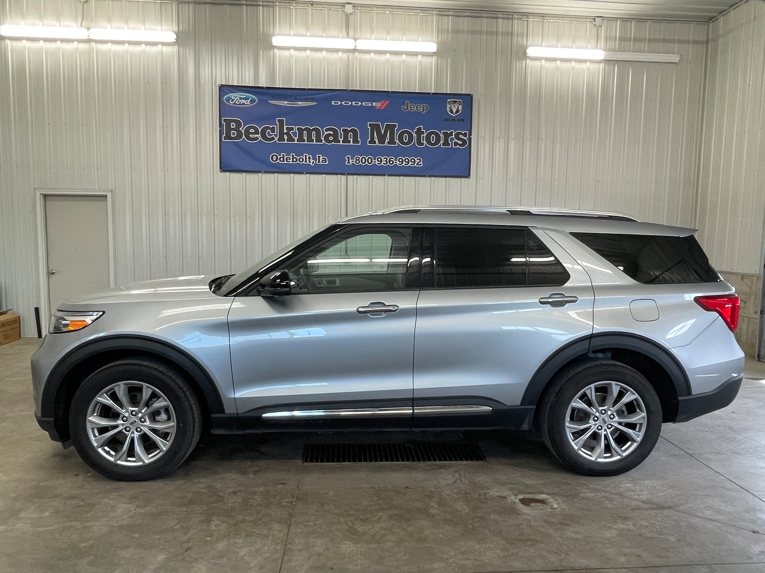 Used 2023 Ford Explorer Limited with VIN 1FMSK8FH8PGA01201 for sale in Odebolt, IA