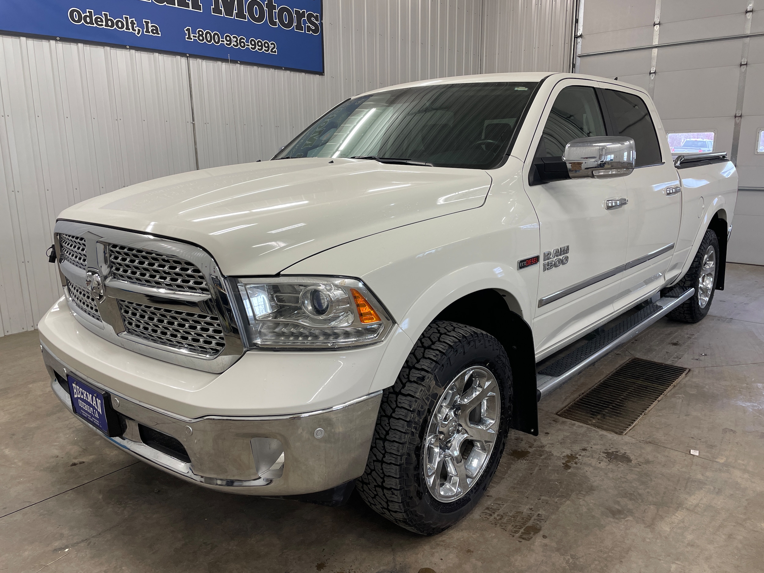 Used 2018 RAM Ram 1500 Pickup Laramie with VIN 1C6RR7VMXJS254281 for sale in Odebolt, IA