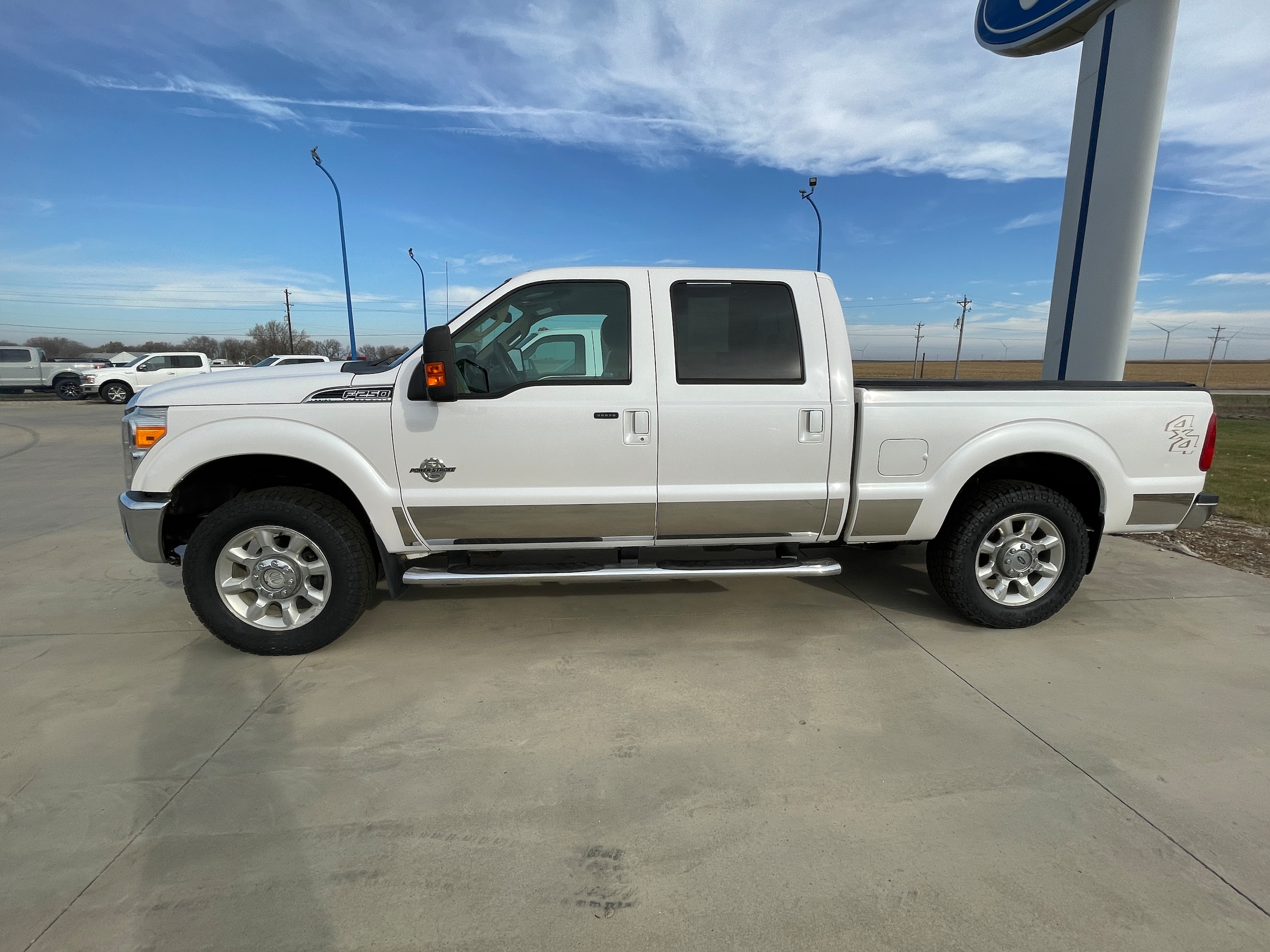 Used 2012 Ford F-250 Super Duty Lariat with VIN 1FT7W2BT2CEA02758 for sale in Odebolt, IA