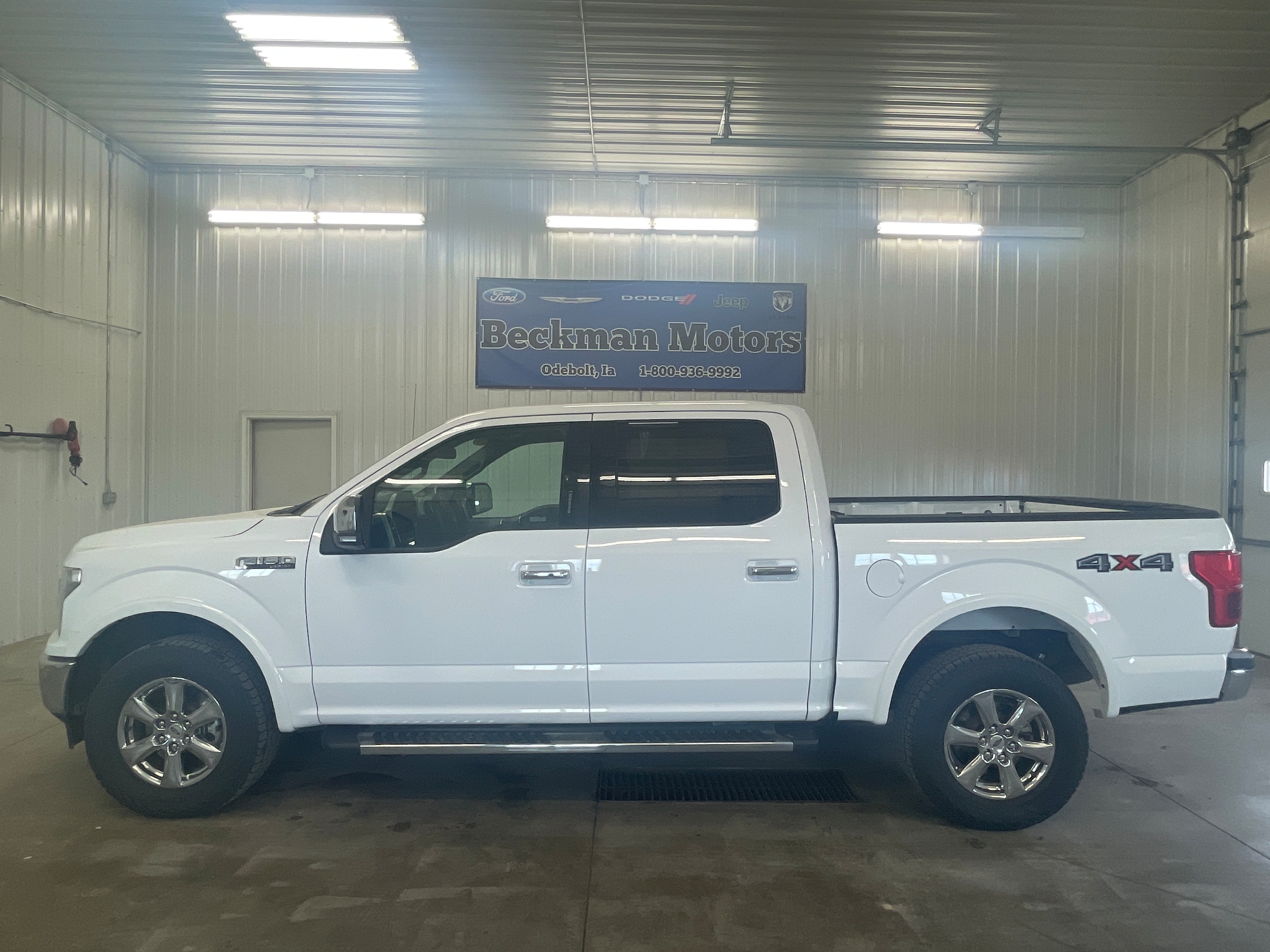 Used 2019 Ford F-150 Lariat with VIN 1FTEW1E45KKC34728 for sale in Odebolt, IA