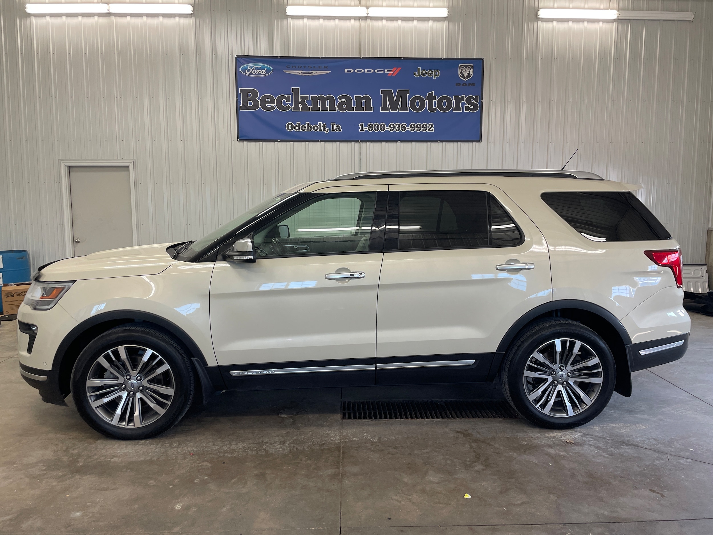 Used 2018 Ford Explorer Platinum with VIN 1FM5K8HT2JGC55069 for sale in Odebolt, IA