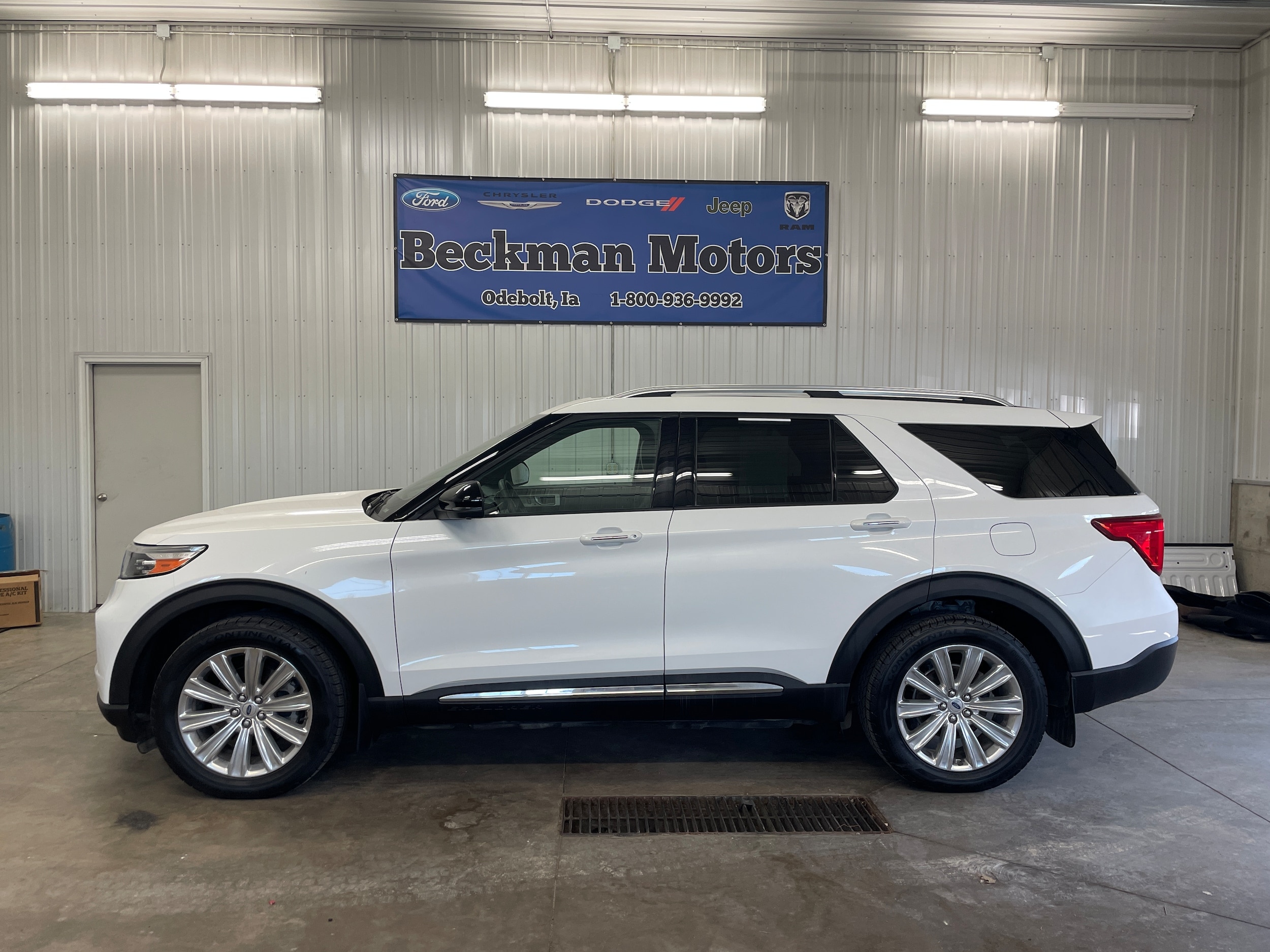 Used 2020 Ford Explorer Limited with VIN 1FMSK8FH7LGB53643 for sale in Odebolt, IA