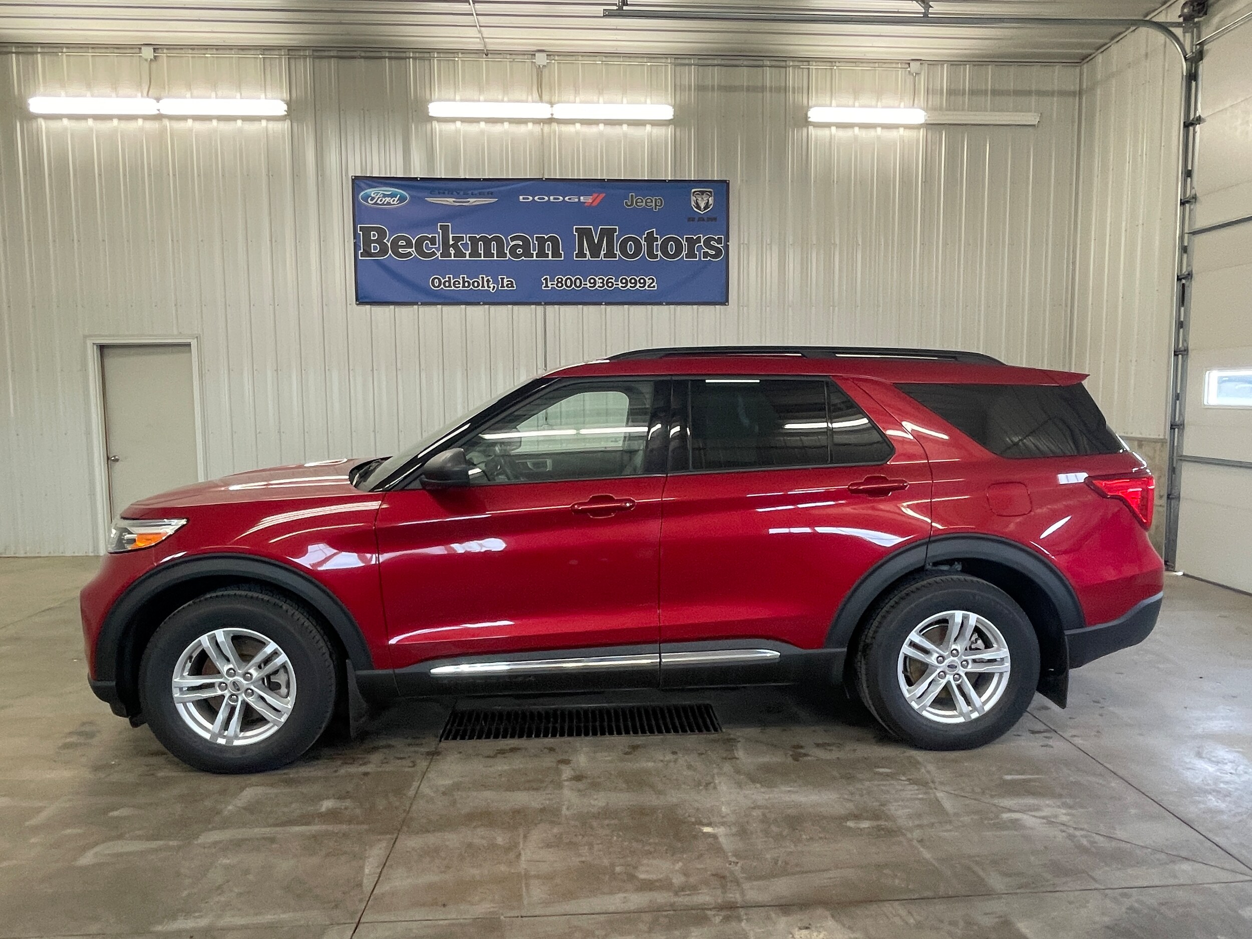Used 2022 Ford Explorer XLT with VIN 1FMSK8DH3NGB52804 for sale in Odebolt, IA