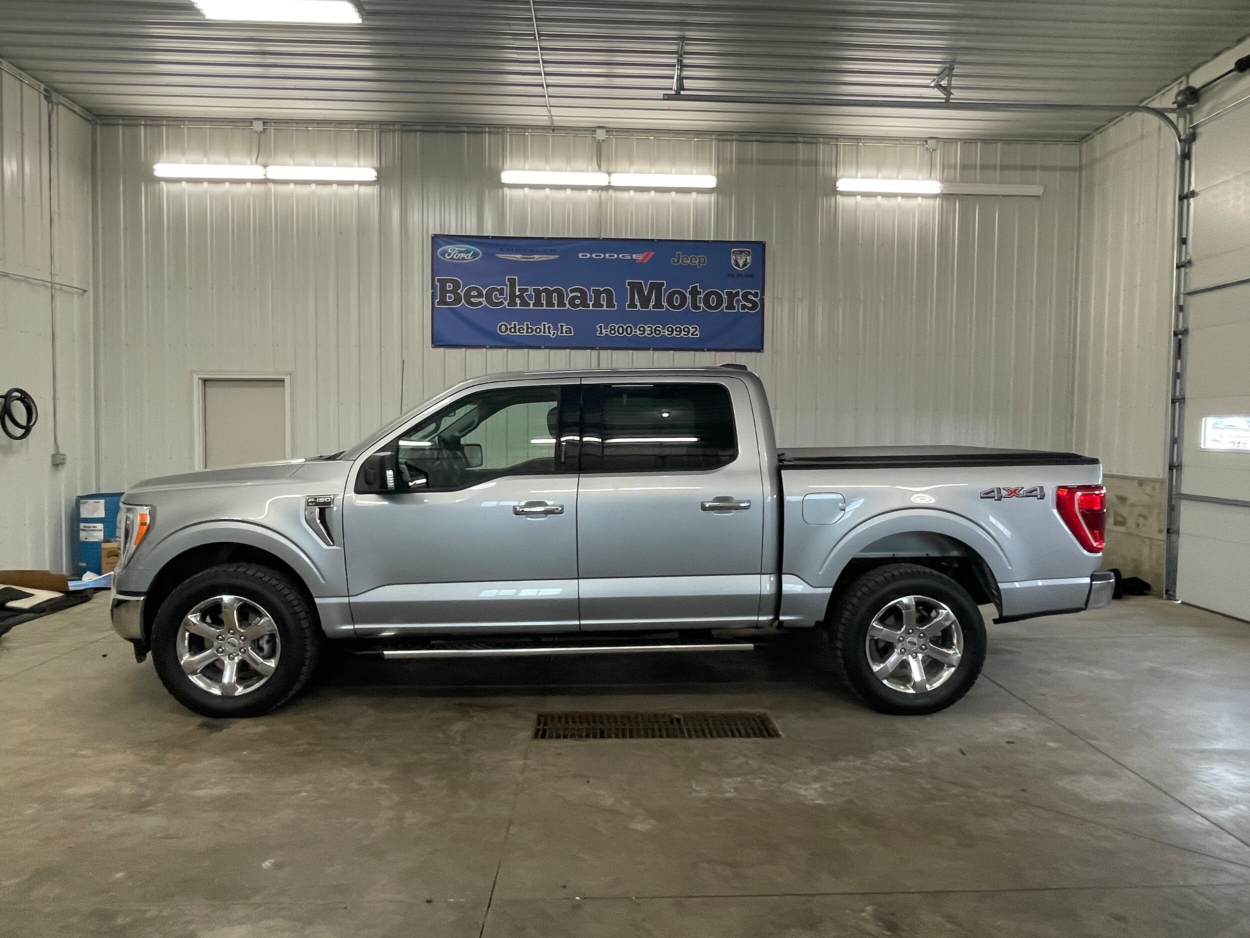 Used 2022 Ford F-150 XLT with VIN 1FTFW1E5XNKD56454 for sale in Odebolt, IA