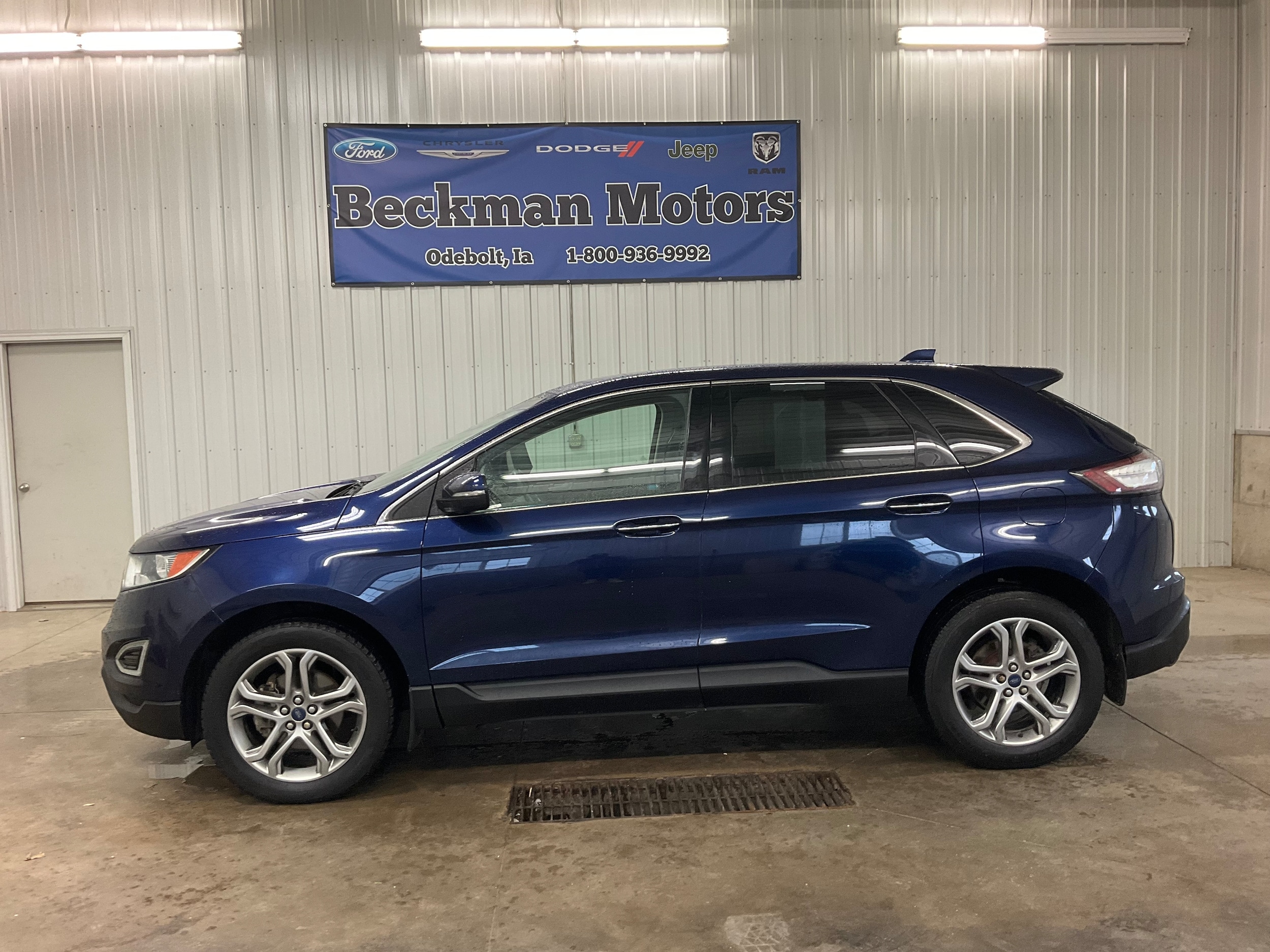Used 2016 Ford Edge Titanium with VIN 2FMPK3K91GBB15796 for sale in Odebolt, IA