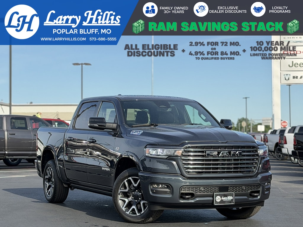 New 2026 Ram 1500 LARAMIE CREW CAB 4X4 5'7 BOX Pickup