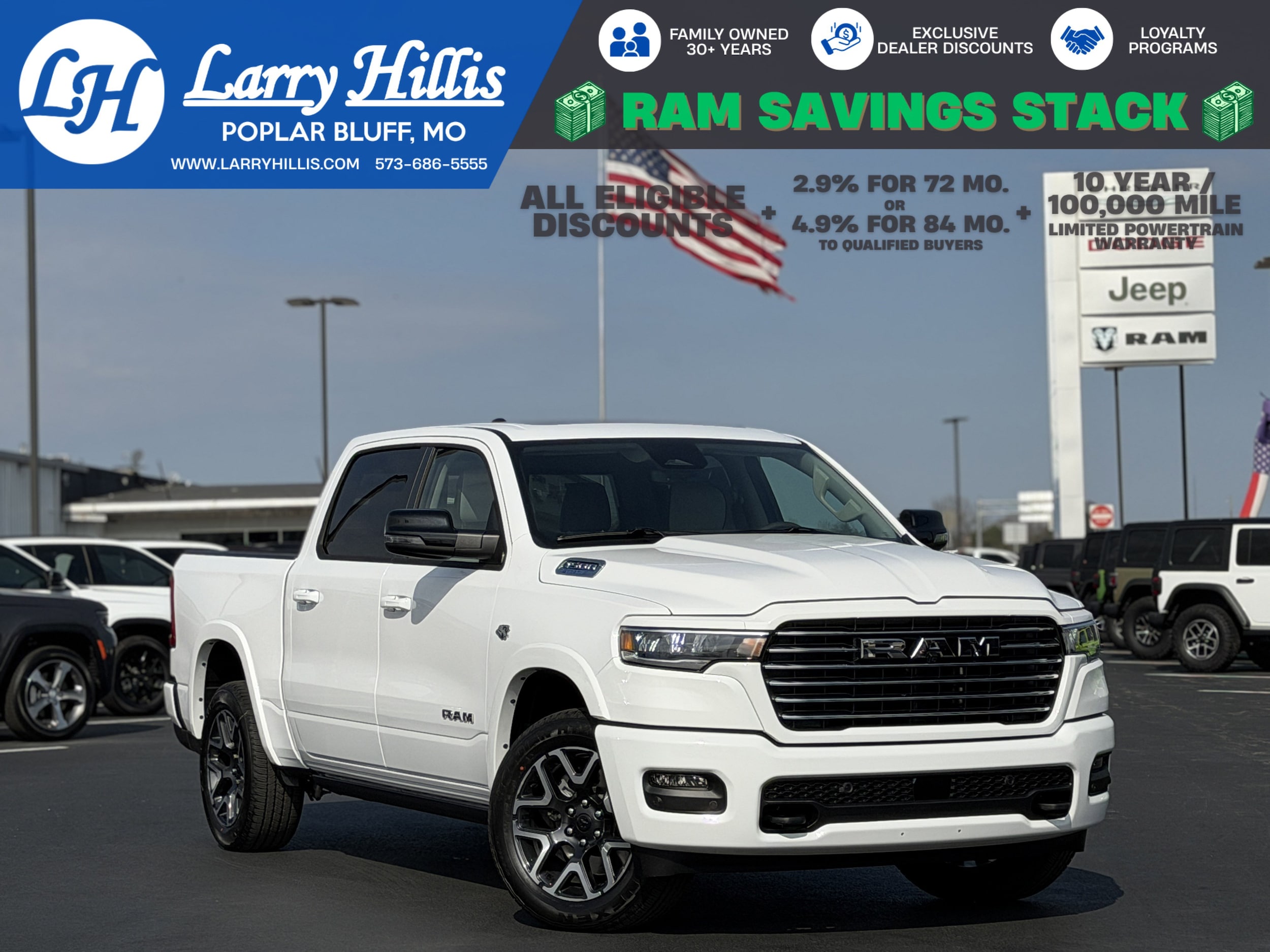 2026 RAM 1500 Laramie 4x4 Crew Cab 5'7's photo