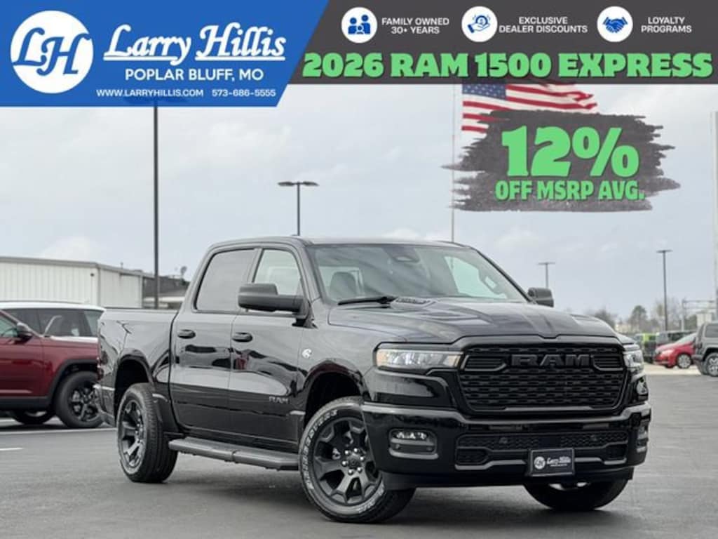 New 2026 Ram 1500 EXPRESS CREW CAB 4X4 5'7 BOX Pickup