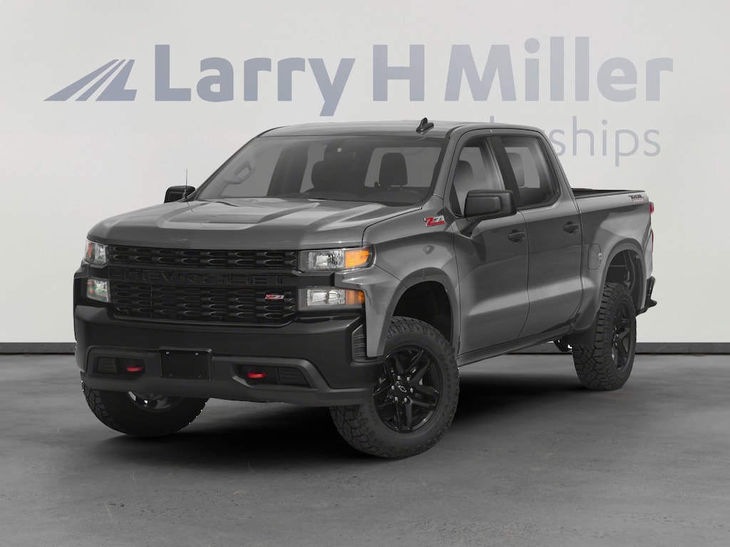 Used 2021 Chevrolet Silverado 1500 Custom Trail Boss Truck Crew Cab