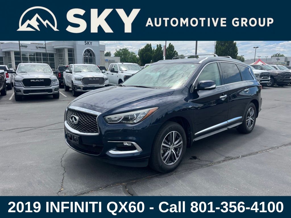 Used 2019 INFINITI QX60 LUXE with VIN 5N1DL0MM9KC502993 for sale in Provo, UT