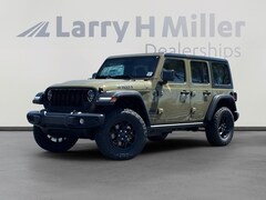 New 2026 Jeep Wrangler Willys 4 Door Sport Utility for sale near New River, AZ