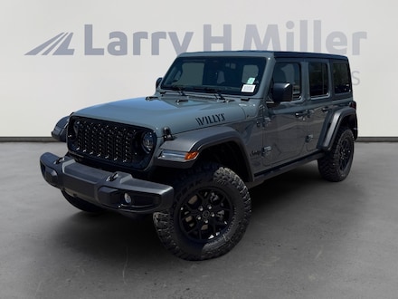 Featured New 2026 Jeep Wrangler Willys 4 Door Sport Utility 4x4 for sale near you in Tucson, AZ