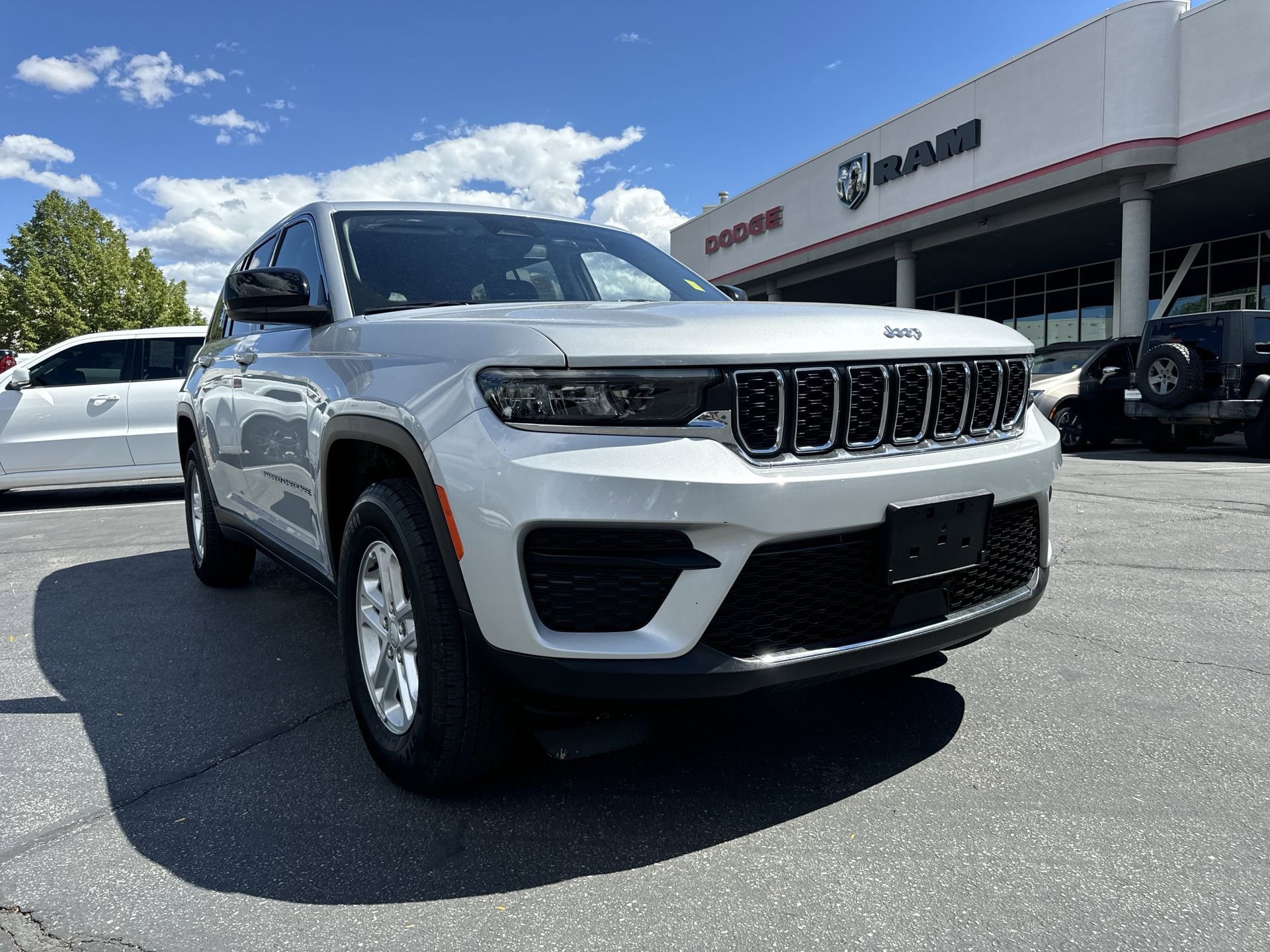 Certified 2023 Jeep Grand Cherokee Laredo with VIN 1C4RJHAG2PC640881 for sale in Sandy, UT