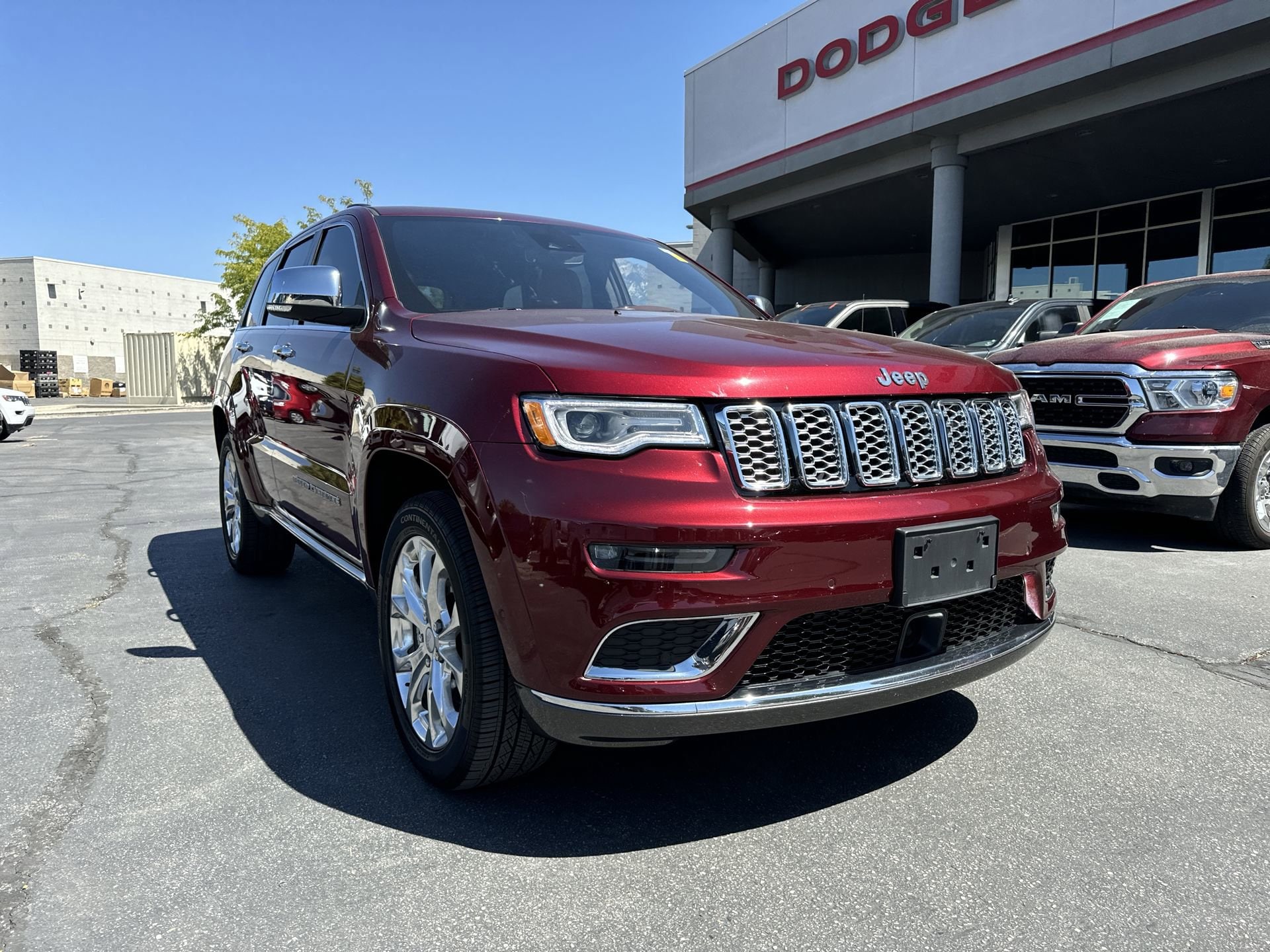 Used 2021 Jeep Grand Cherokee Summit with VIN 1C4RJFJT3MC667665 for sale in Sandy, UT