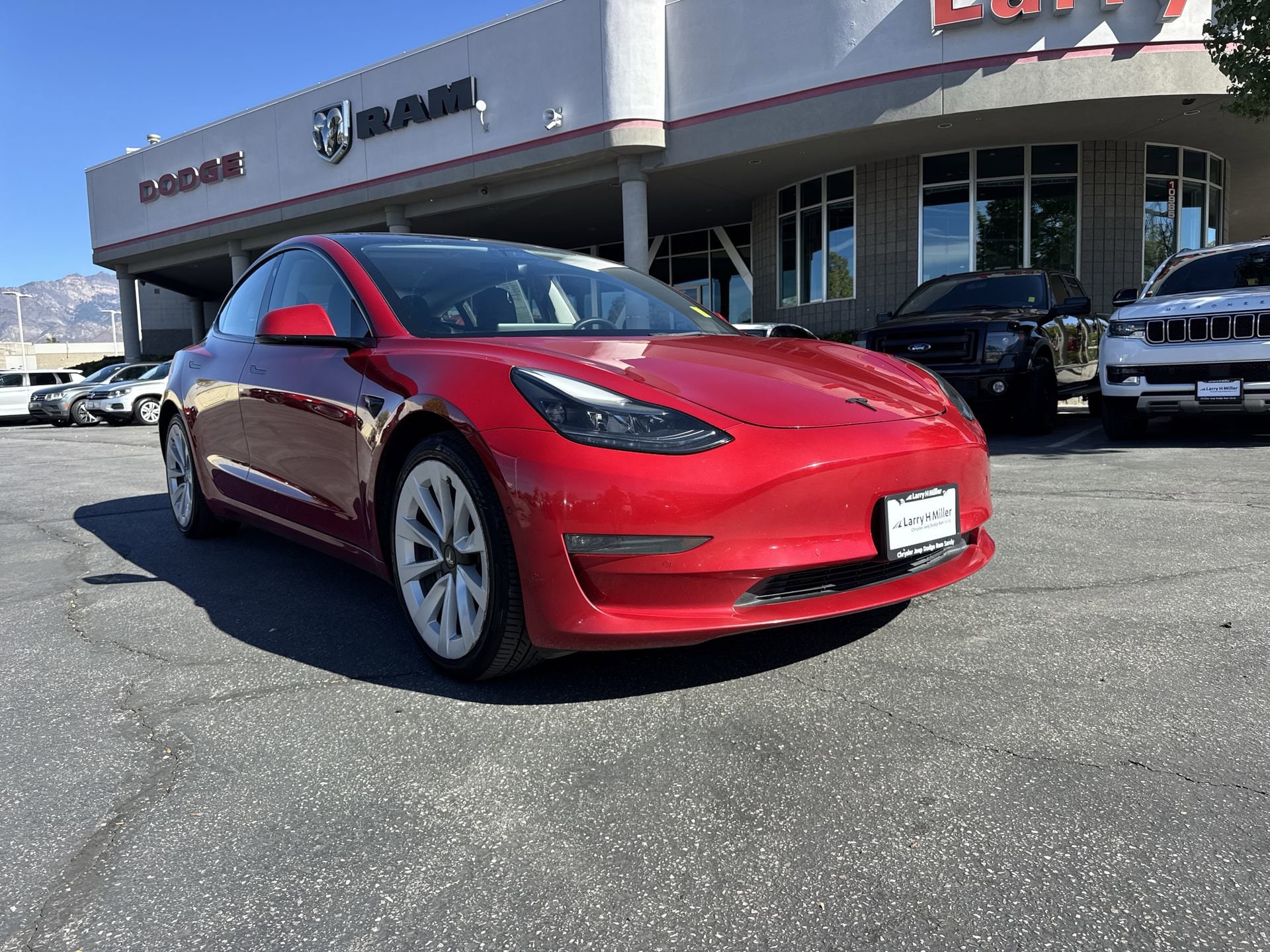Used 2022 Tesla Model 3 Long Range with VIN 5YJ3E1EB7NF187020 for sale in Sandy, UT