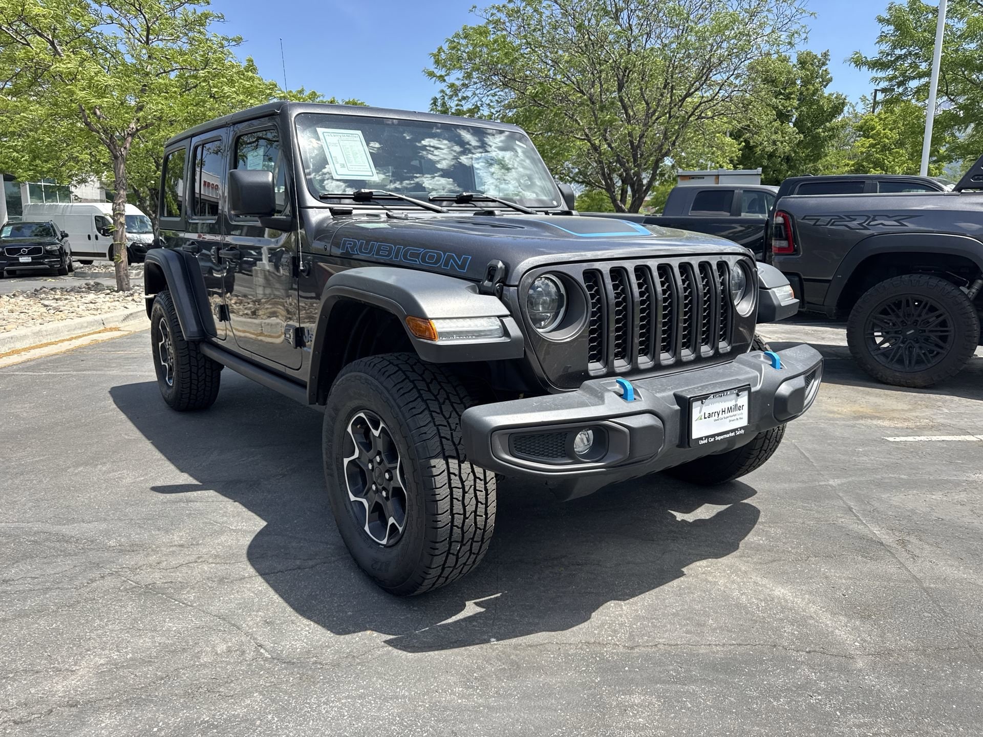Used 2023 Jeep Wrangler 4xe Rubicon 4XE with VIN 1C4JJXR69PW696379 for sale in Sandy, UT