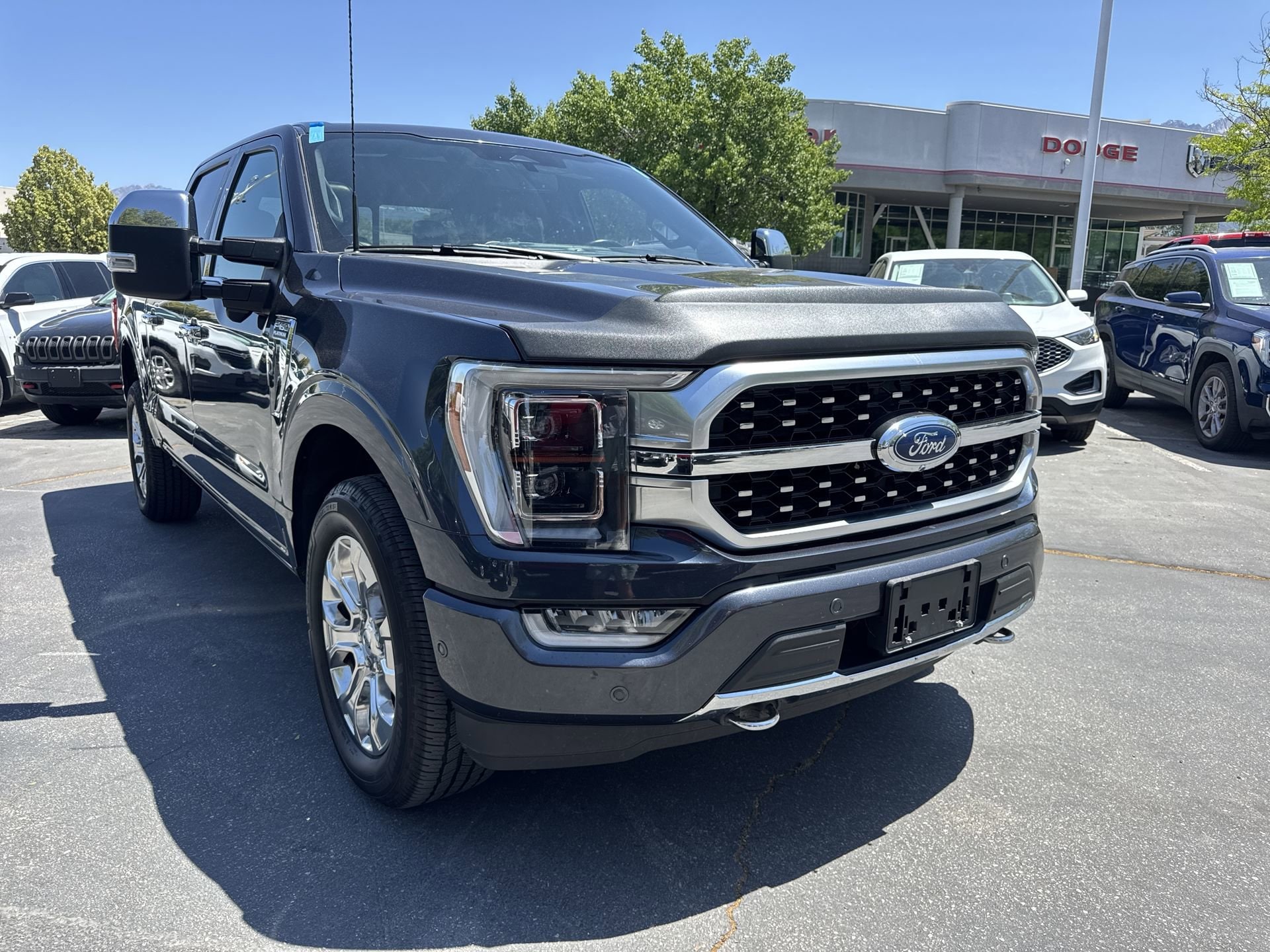 Used 2022 Ford F-150 Platinum with VIN 1FTFW1E87NFA28640 for sale in Sandy, UT