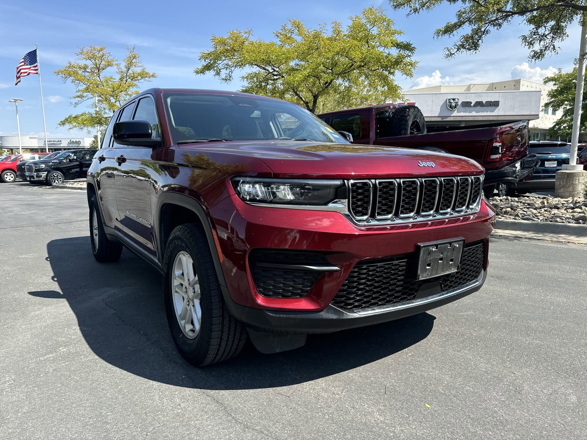 Used 2023 Jeep Grand Cherokee Laredo with VIN 1C4RJHAG5PC640440 for sale in Sandy, UT