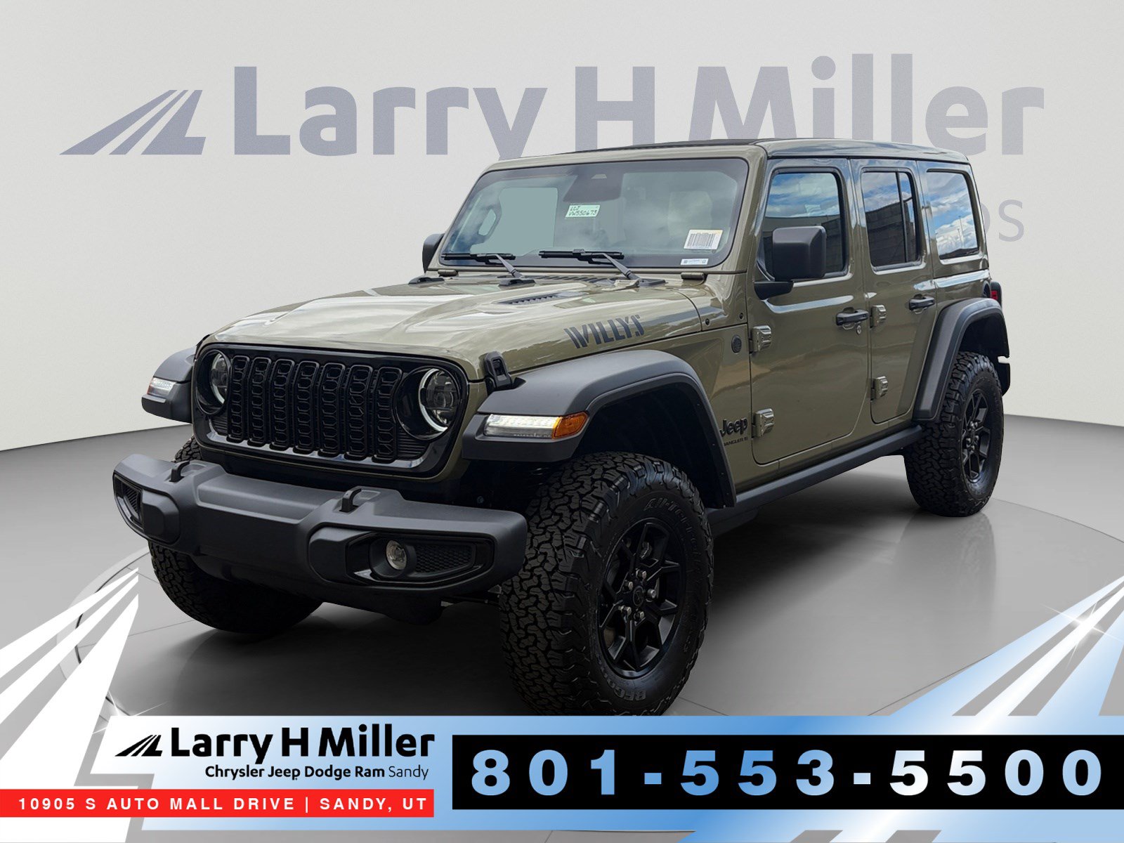 New 2027 Jeep Wrangler Willys Sport Utility Sandy, UT