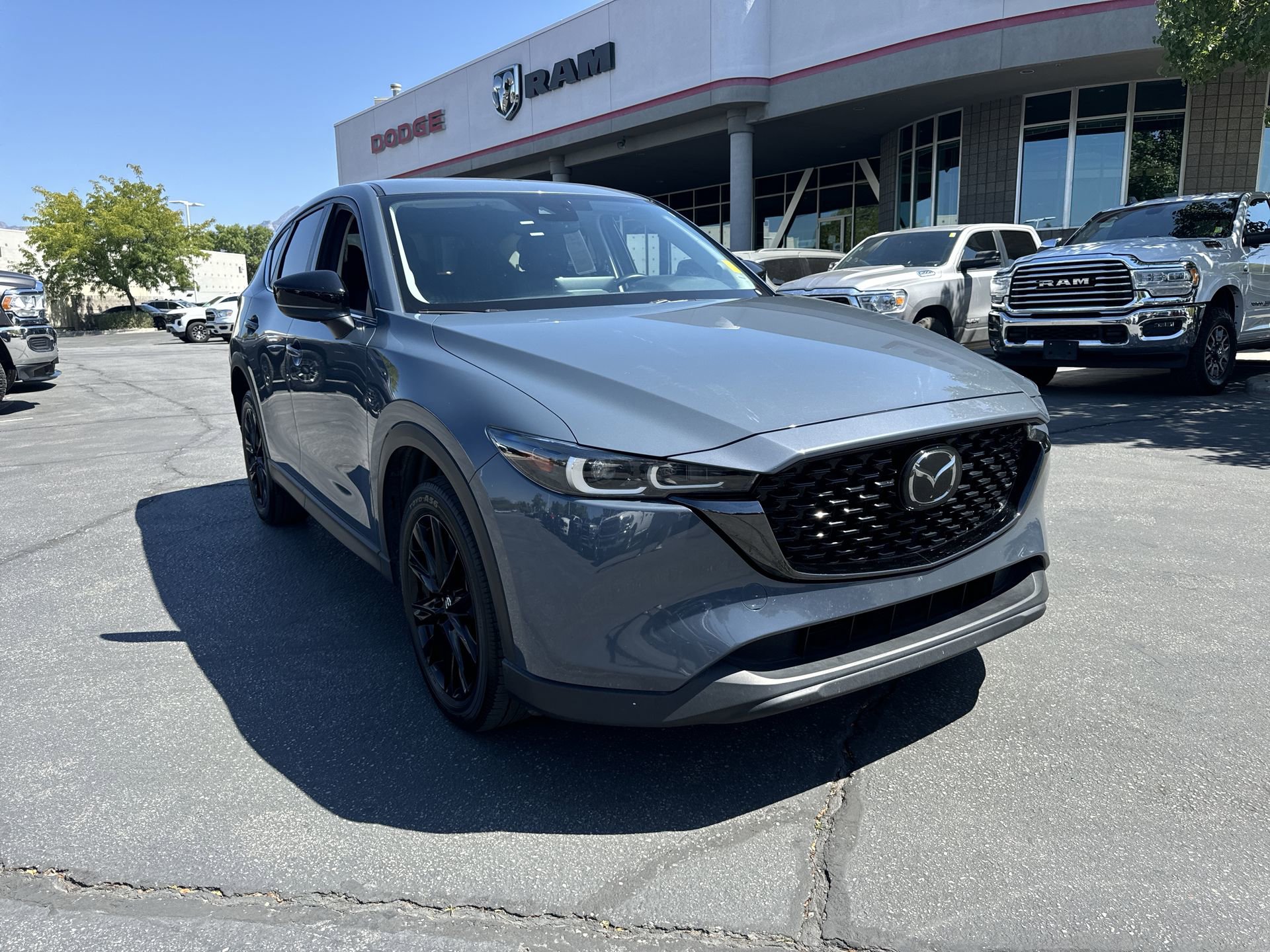 Used 2023 Mazda CX-5 S Carbon Edition with VIN JM3KFBCM0P0141802 for sale in Sandy, UT