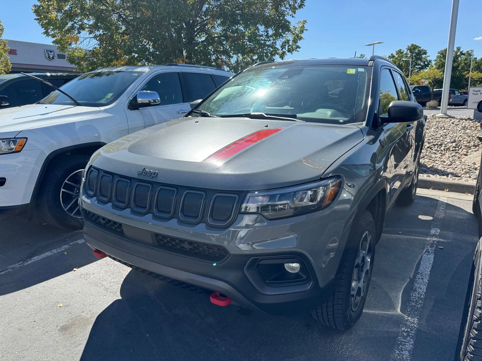 Used 2022 Jeep Compass Trailhawk with VIN 3C4NJDDB3NT143251 for sale in Sandy, UT