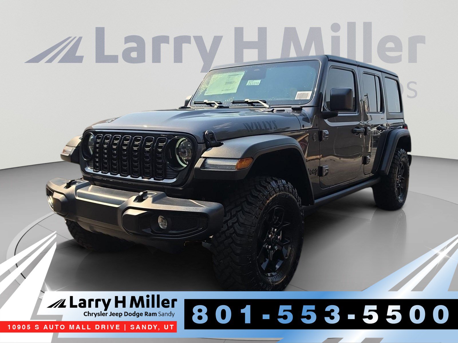 New 2026 Jeep Wrangler Willys Sport Utility Sandy, UT